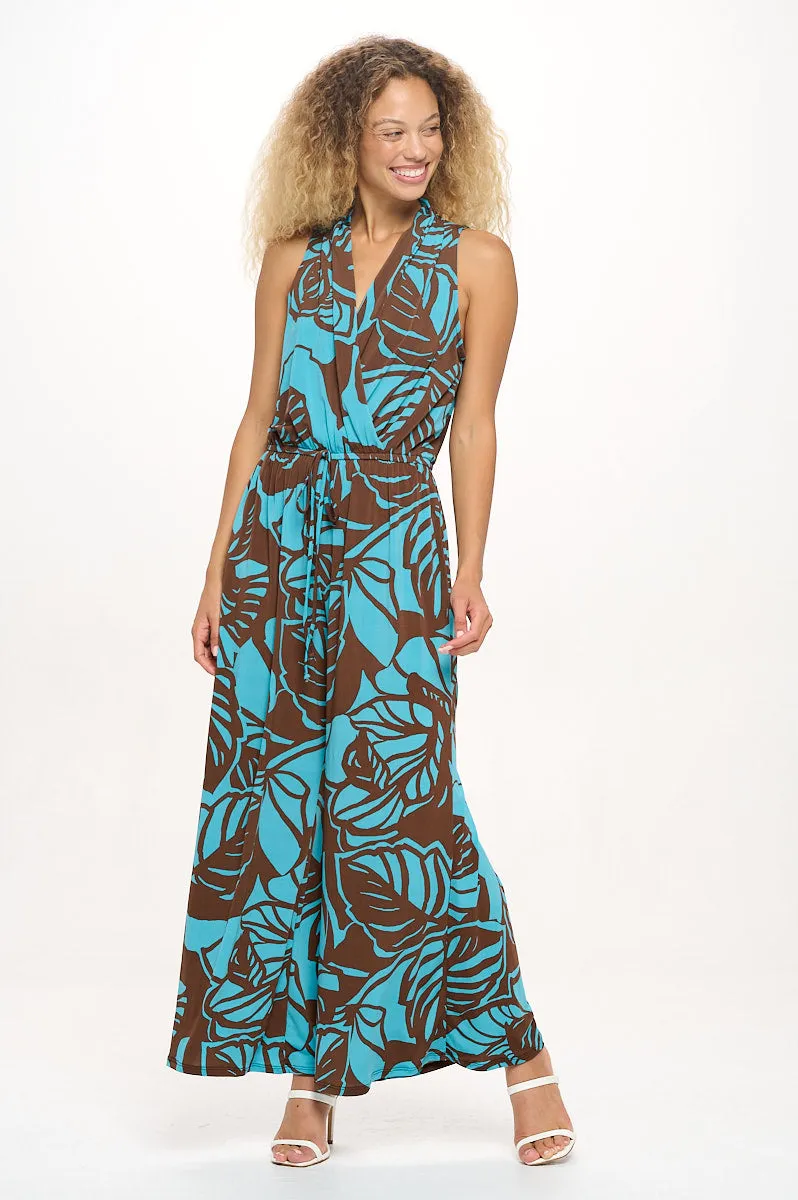 Jillian Sleeveless Jumpsuit sold by West k