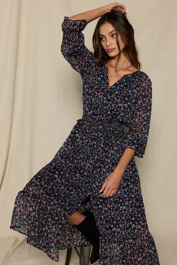 Elisa Tiered Midi Dress sold by West k product image thumbnail 4