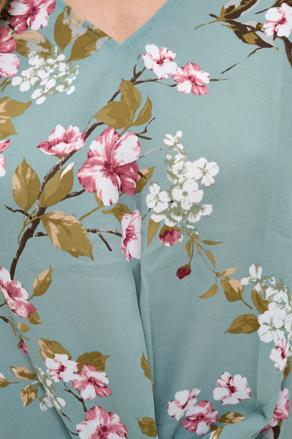 Leah Short Sleeve Woven Top sold by West k product image thumbnail 5