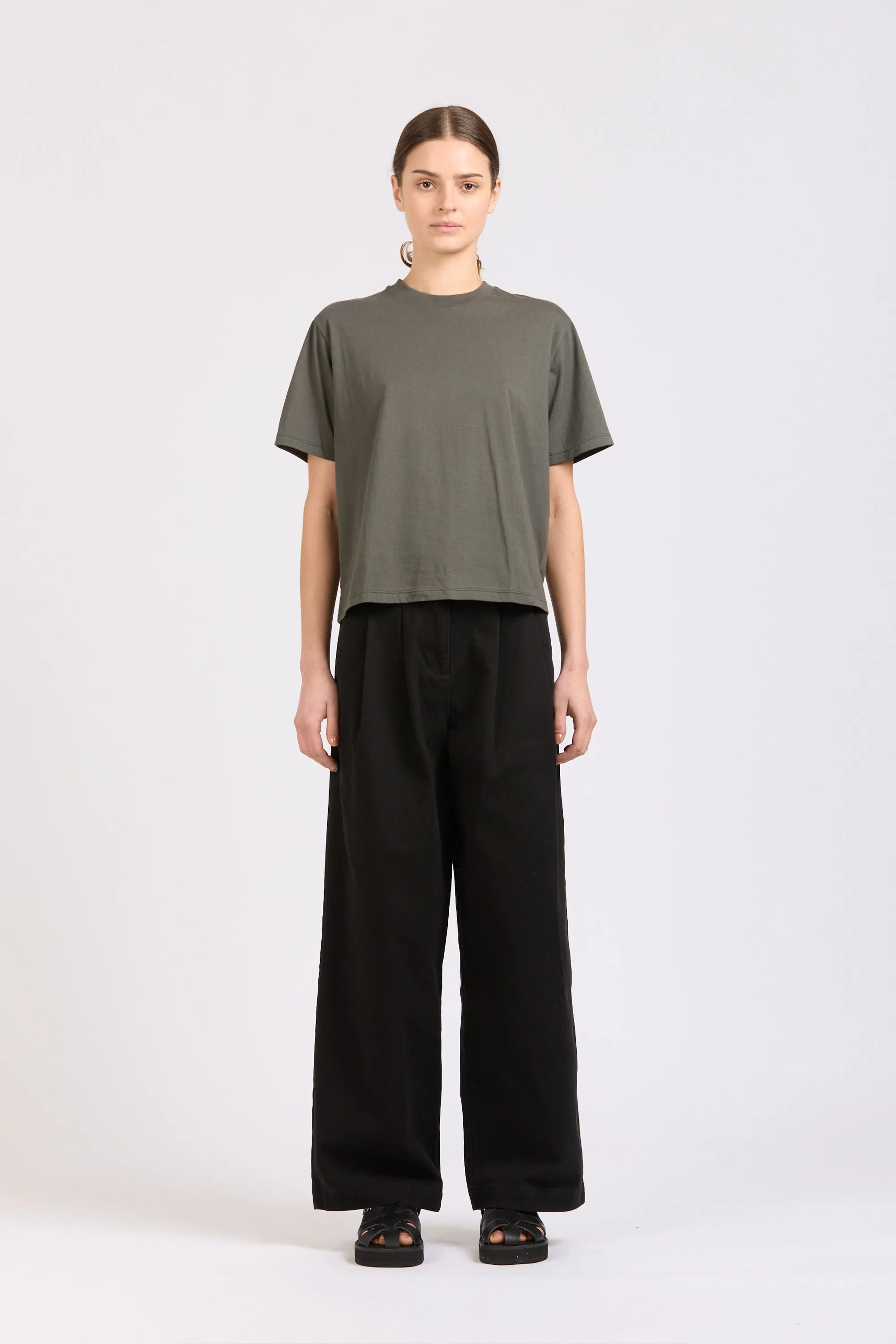 Box Tee, Asphalt sold by Handsom