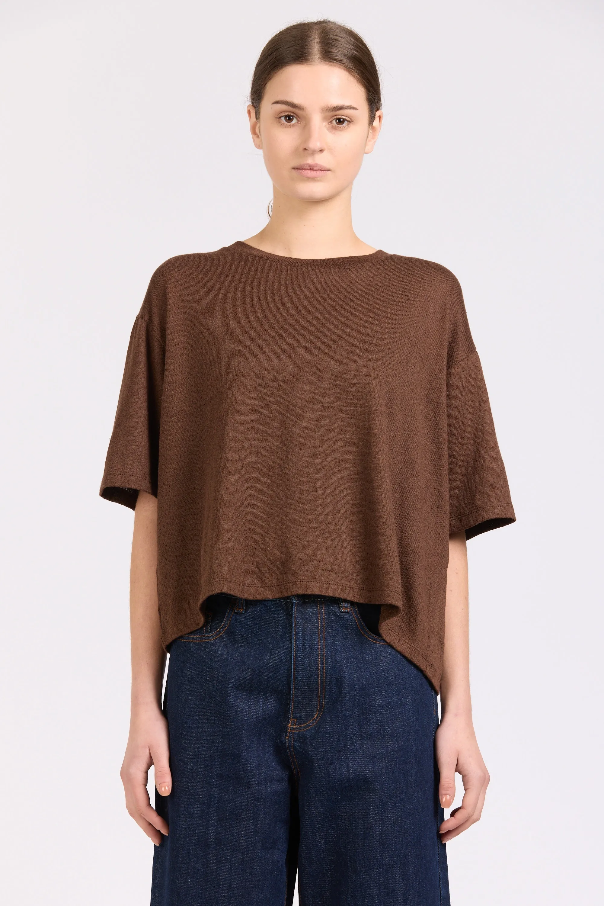 Bug Tee, Linen Cotton, Espresso sold by Handsom product image thumbnail 2