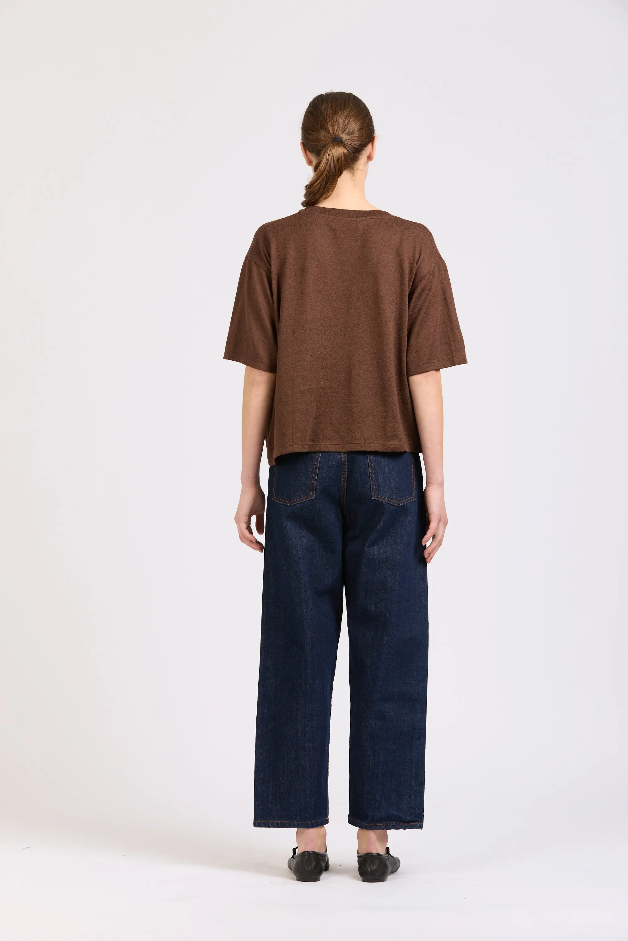 Bug Tee, Linen Cotton, Espresso sold by Handsom product image thumbnail 3