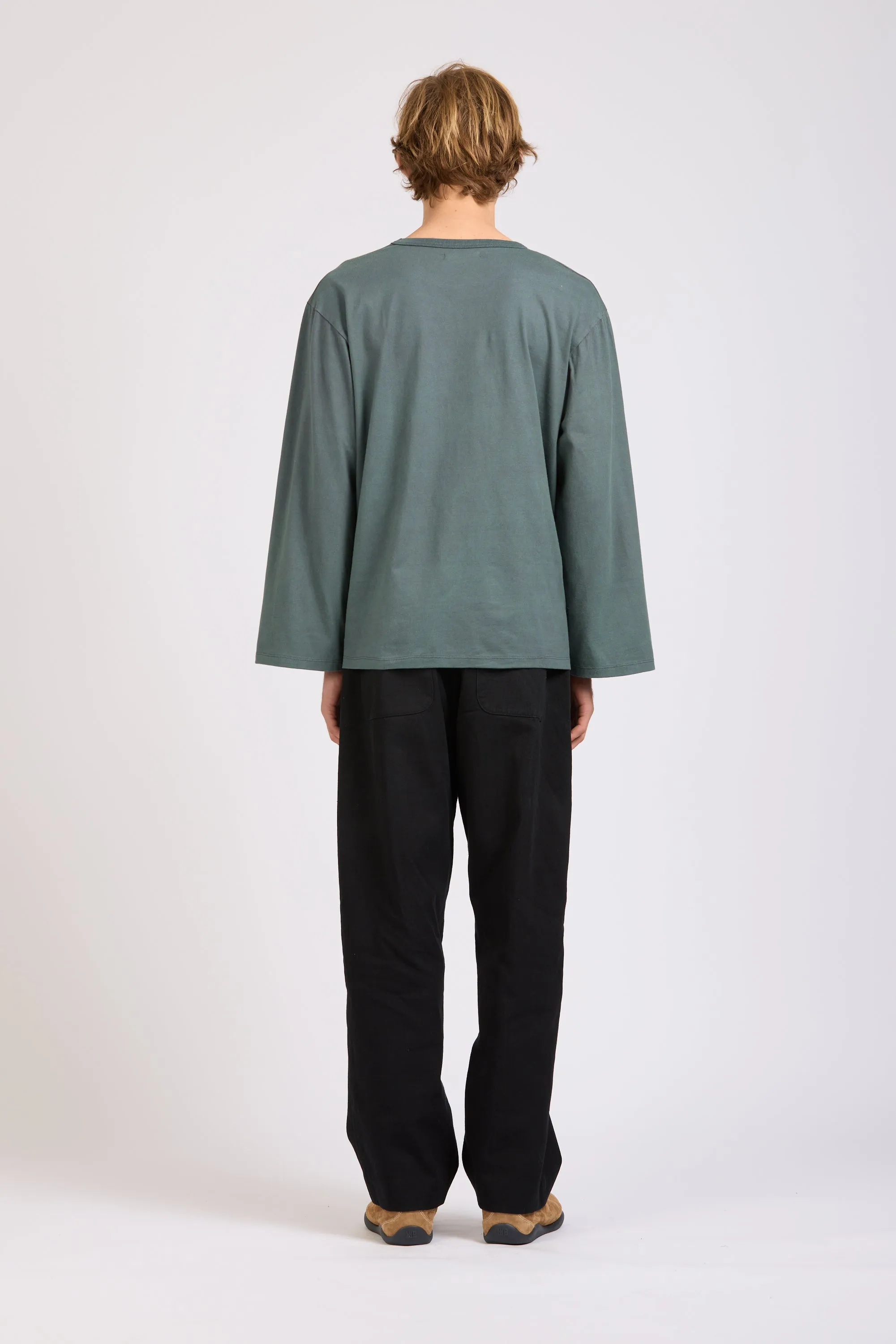 Men's Big Sleeve, Washed Teal sold by Handsom product image thumbnail 4