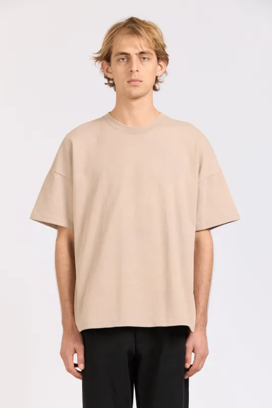 Maxi Tee, Heavy, Mushroom sold by Handsom
