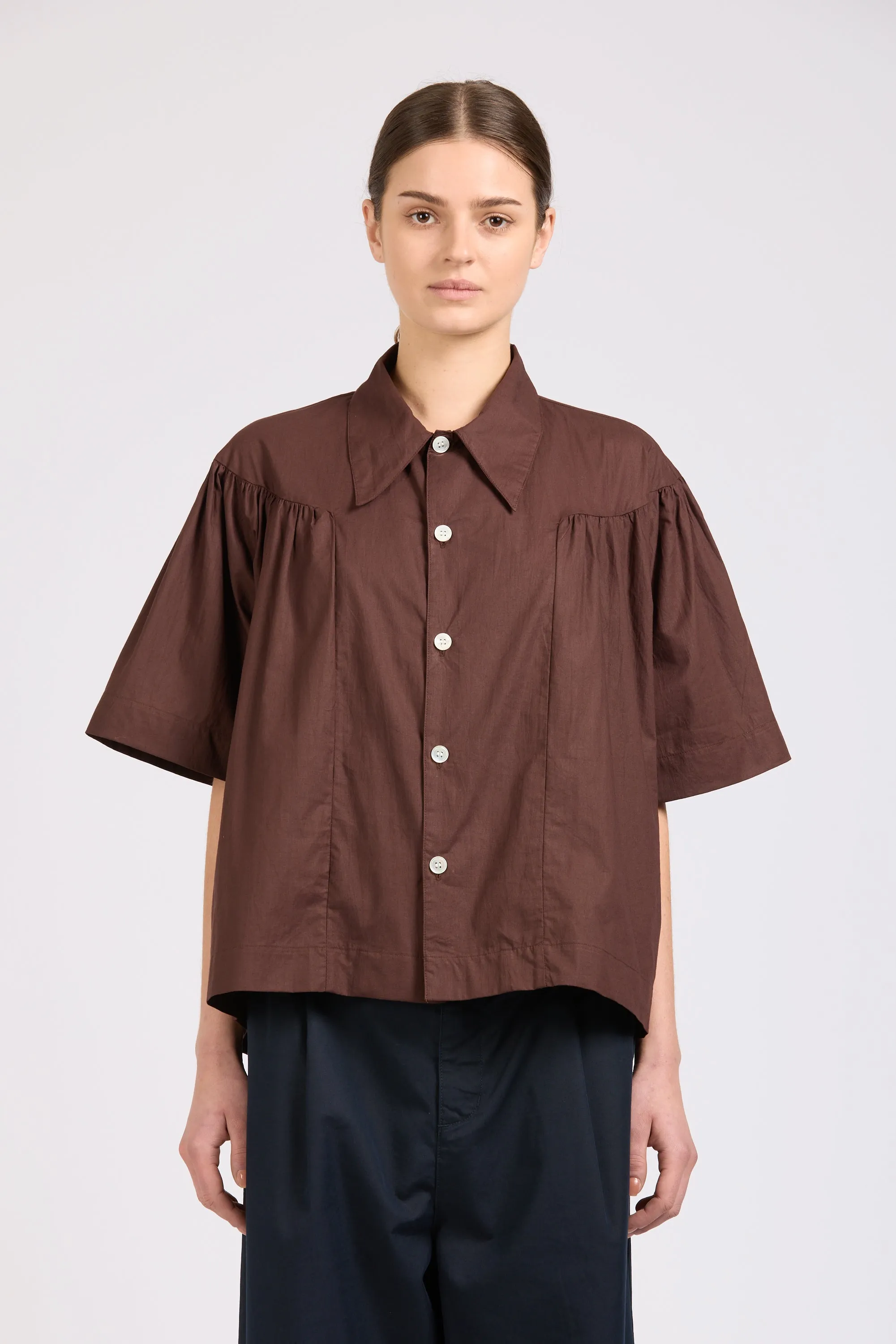 Moon Shirt, Short Sleeve, Espresso sold by Handsom product image thumbnail 2