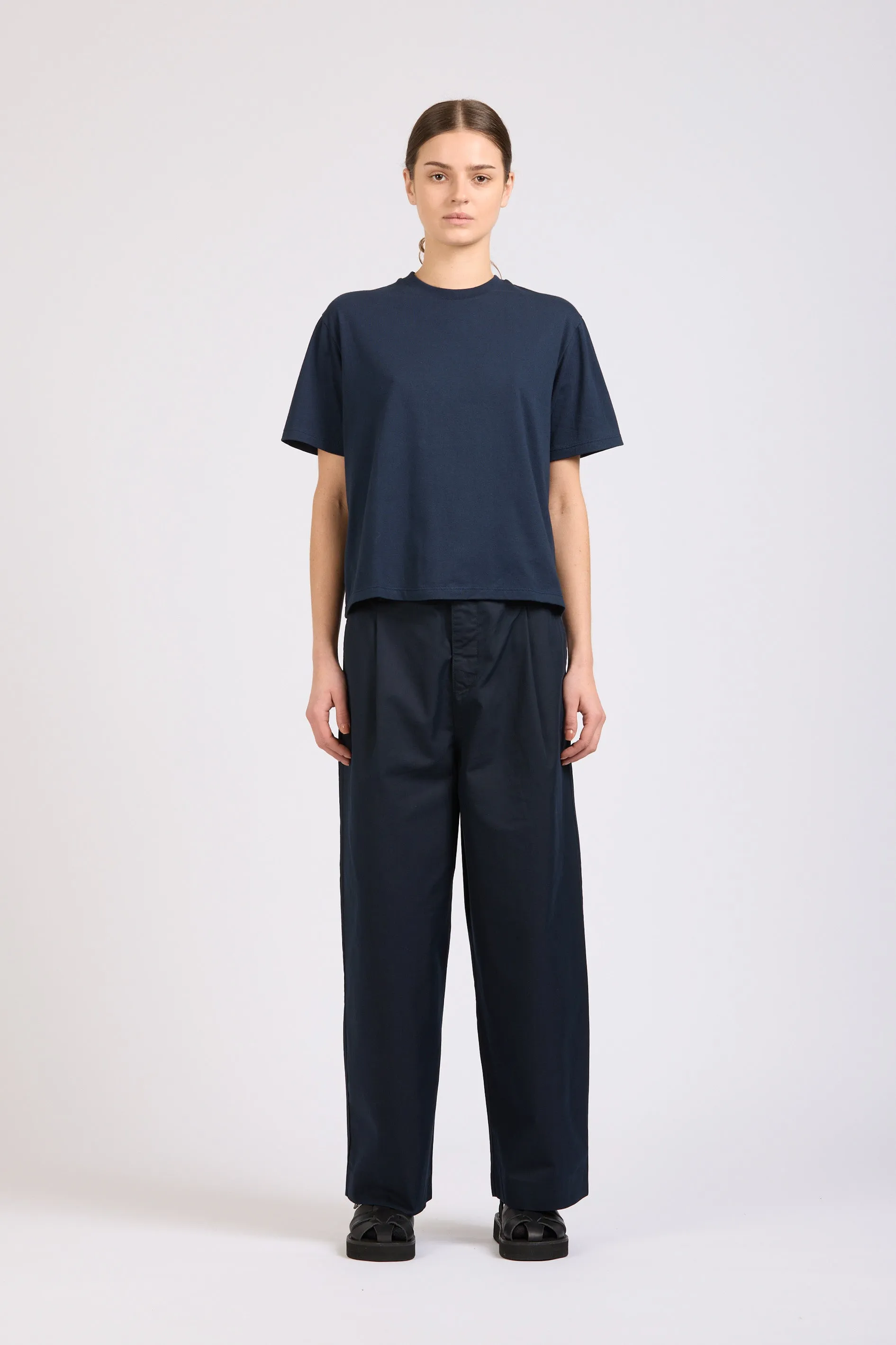 Box Tee, Navy sold by Handsom