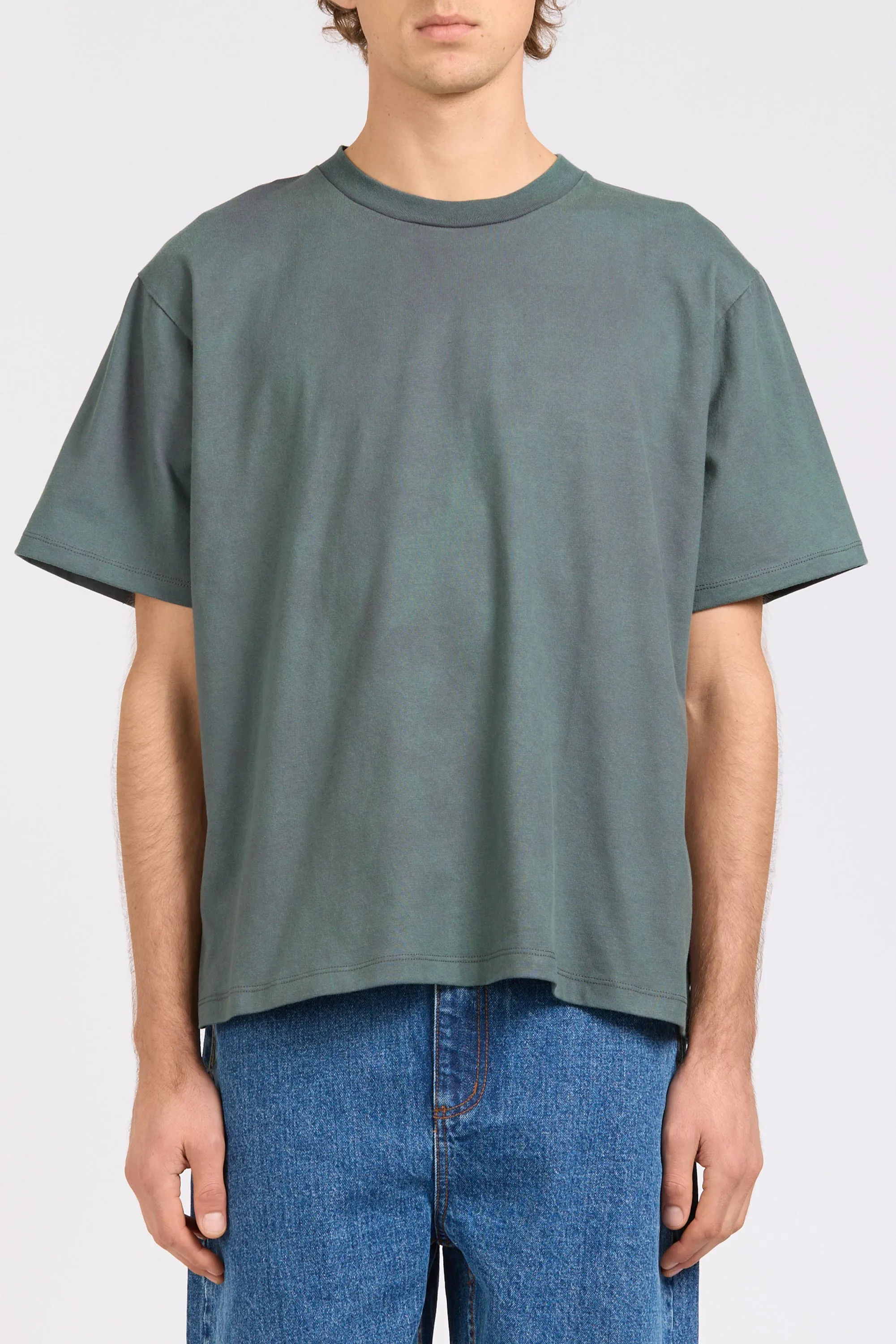 Frame Tee, Teal Wash sold by Handsom product image thumbnail 2