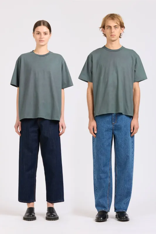 Frame Tee, Teal Wash sold by Handsom