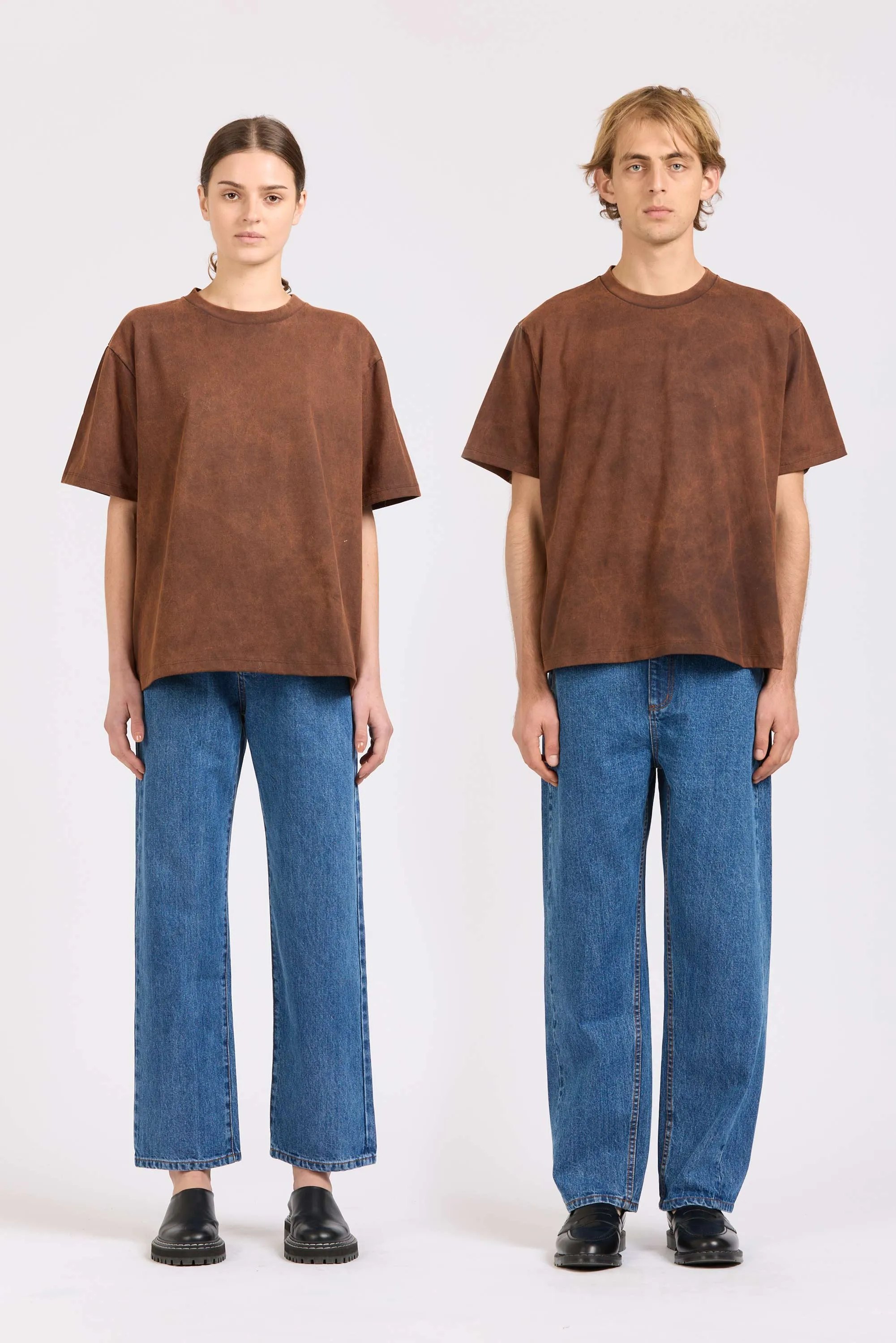 Frame Tee, Antique Wash, Espresso sold by Handsom