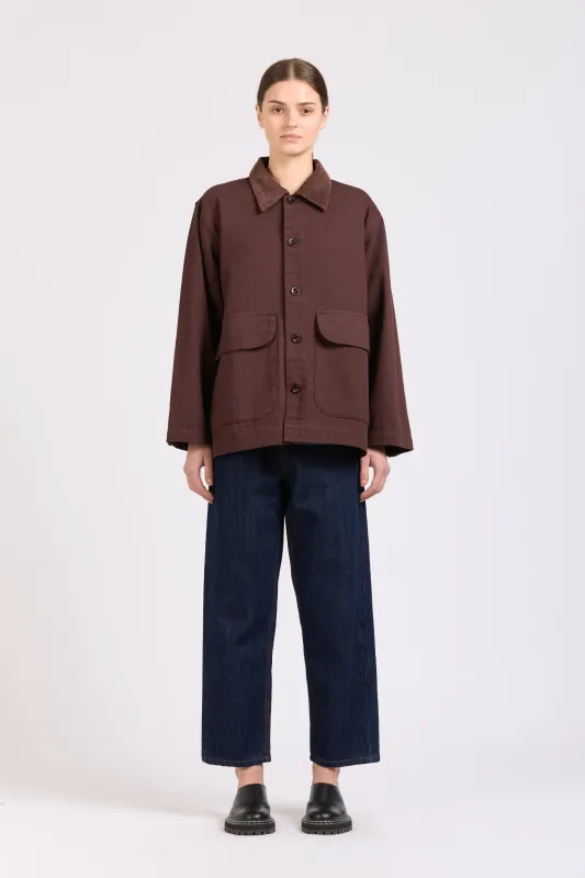 Fieldline Jacket, Twill, Espresso sold by Handsom