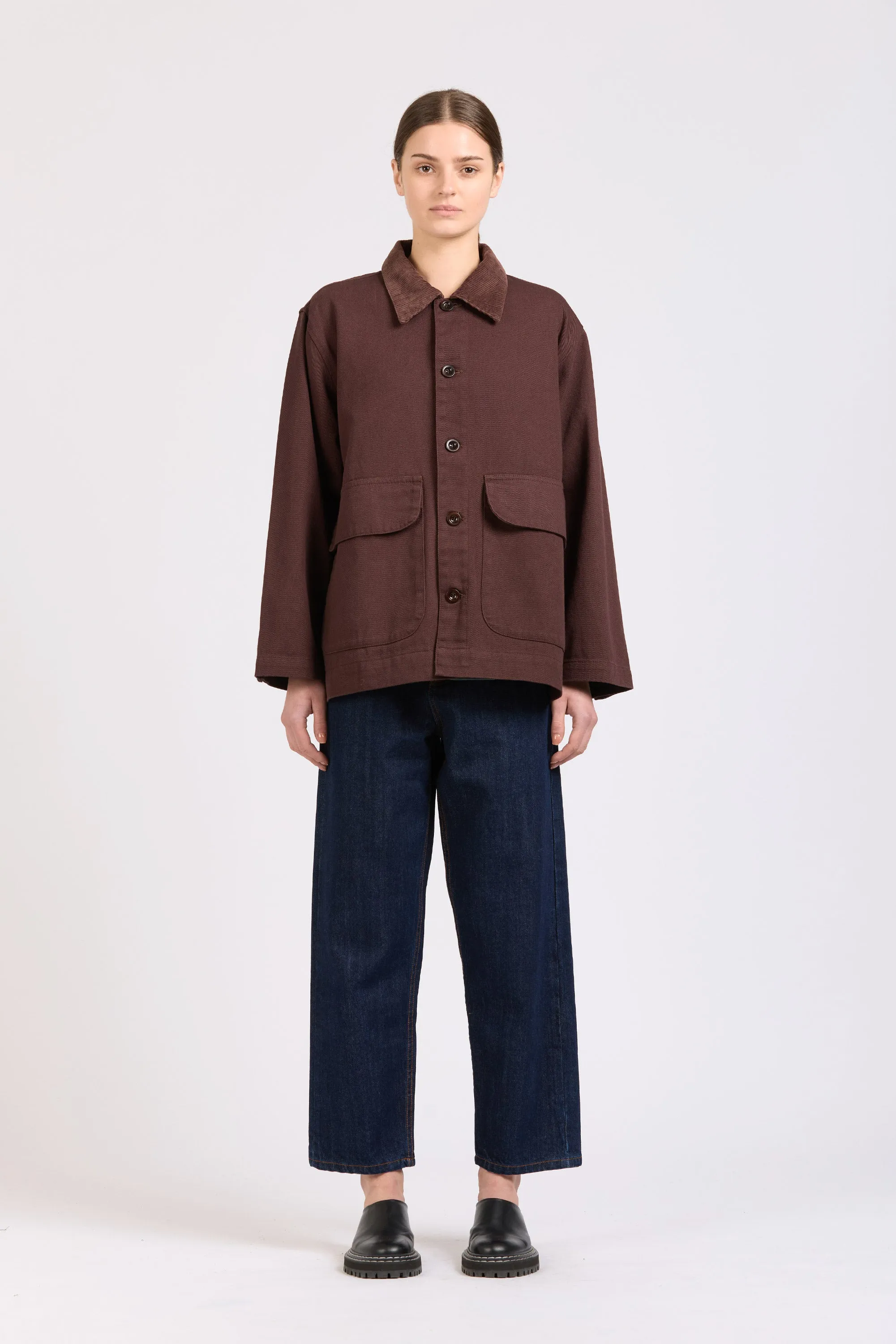 Fieldline Jacket, Twill, Espresso sold by Handsom