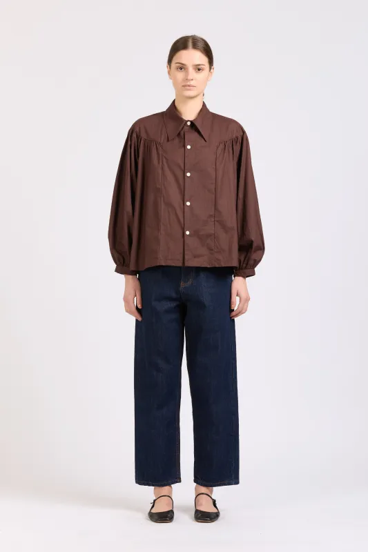 Moon Shirt, Espresso sold by Handsom