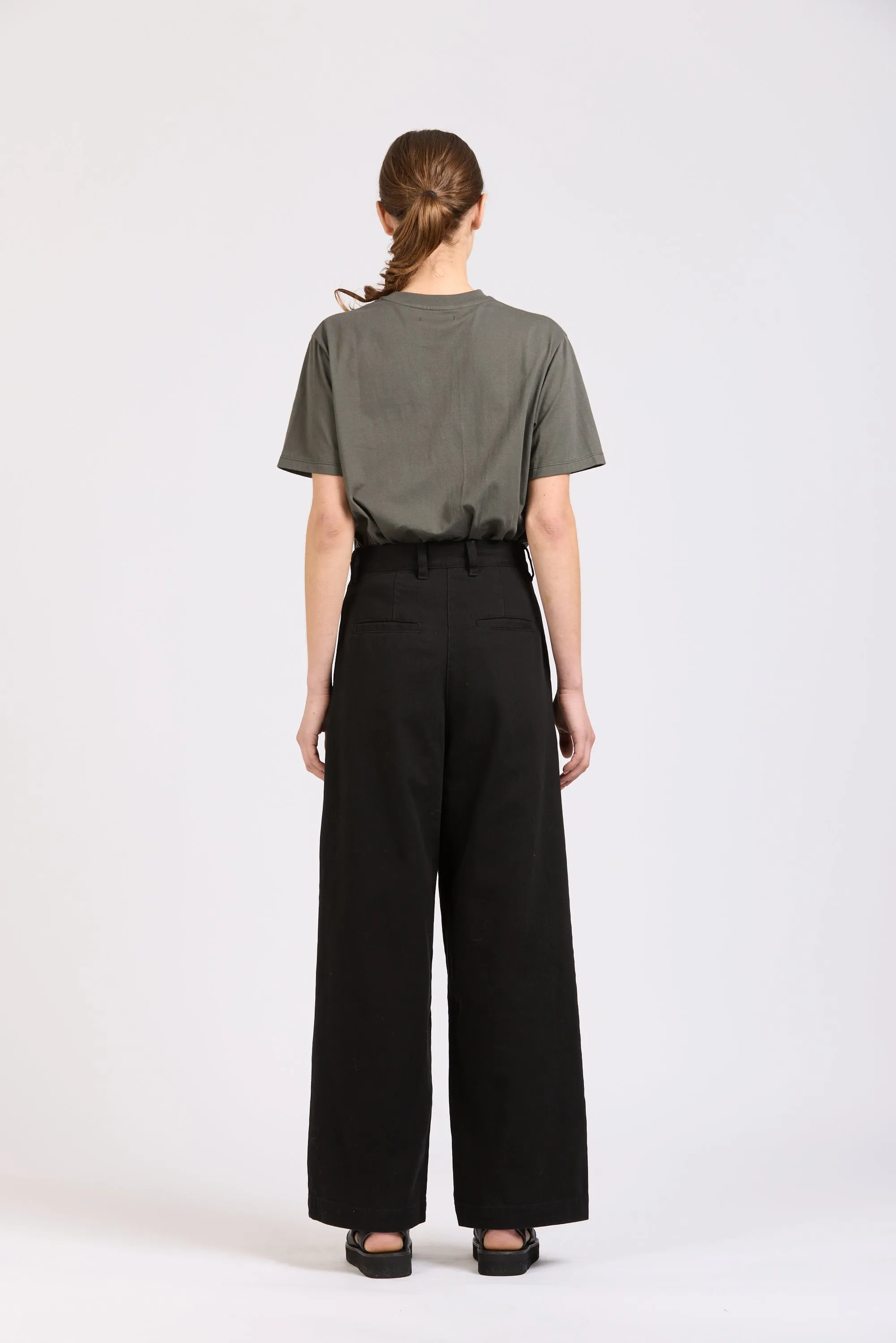 Pleat Pant, Heavy Twill, Black sold by Handsom product image thumbnail 4