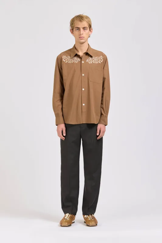 Men's Range Embroidered Shirt sold by Handsom