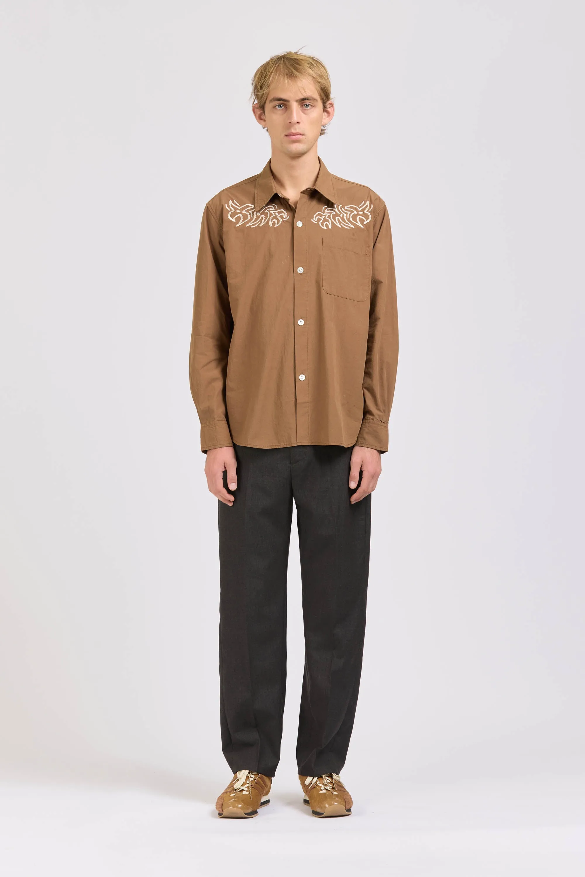 Men's Range Embroidered Shirt sold by Handsom