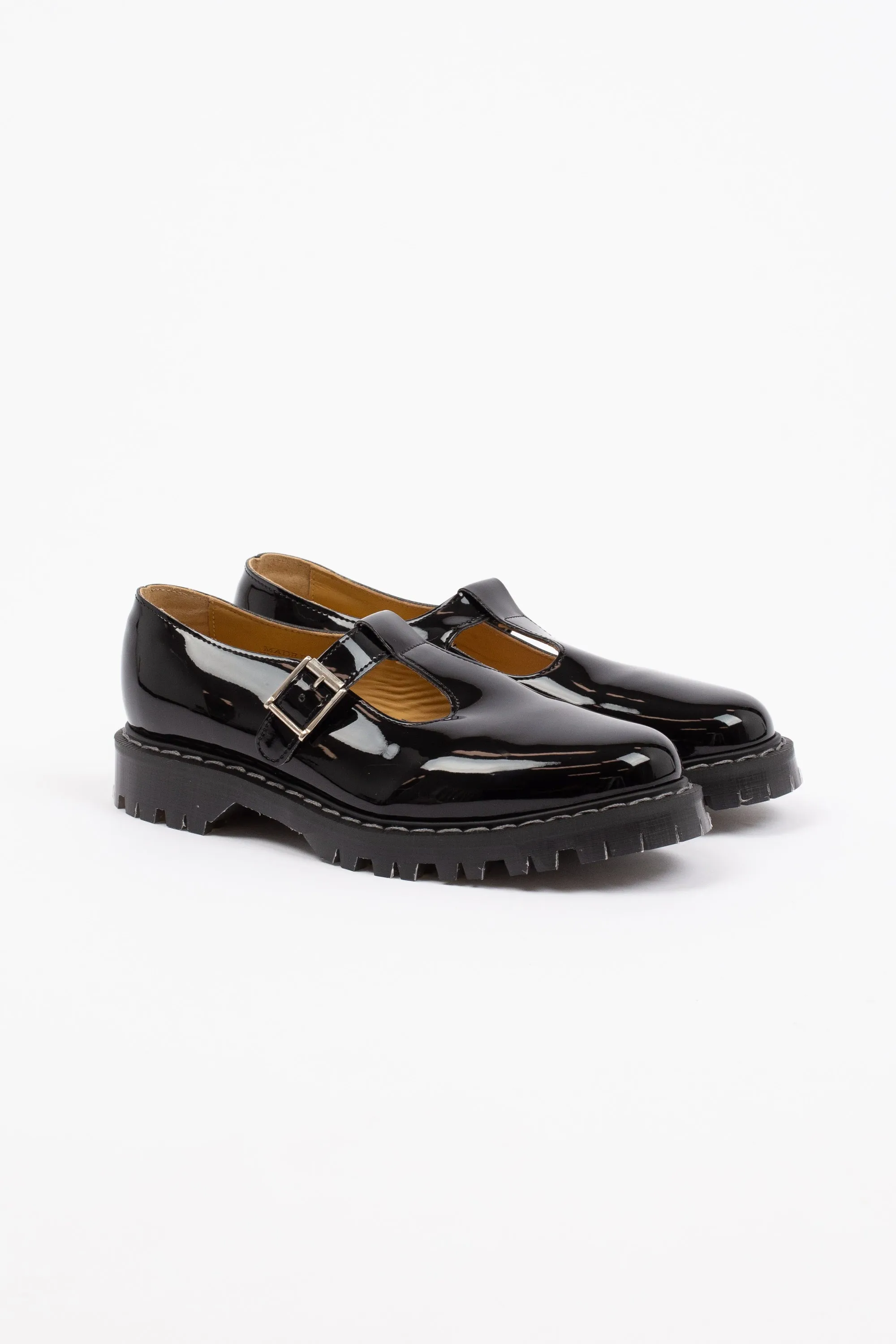 Mary Jane, Black Patent, Commando Sole sold by Handsom product image thumbnail 2