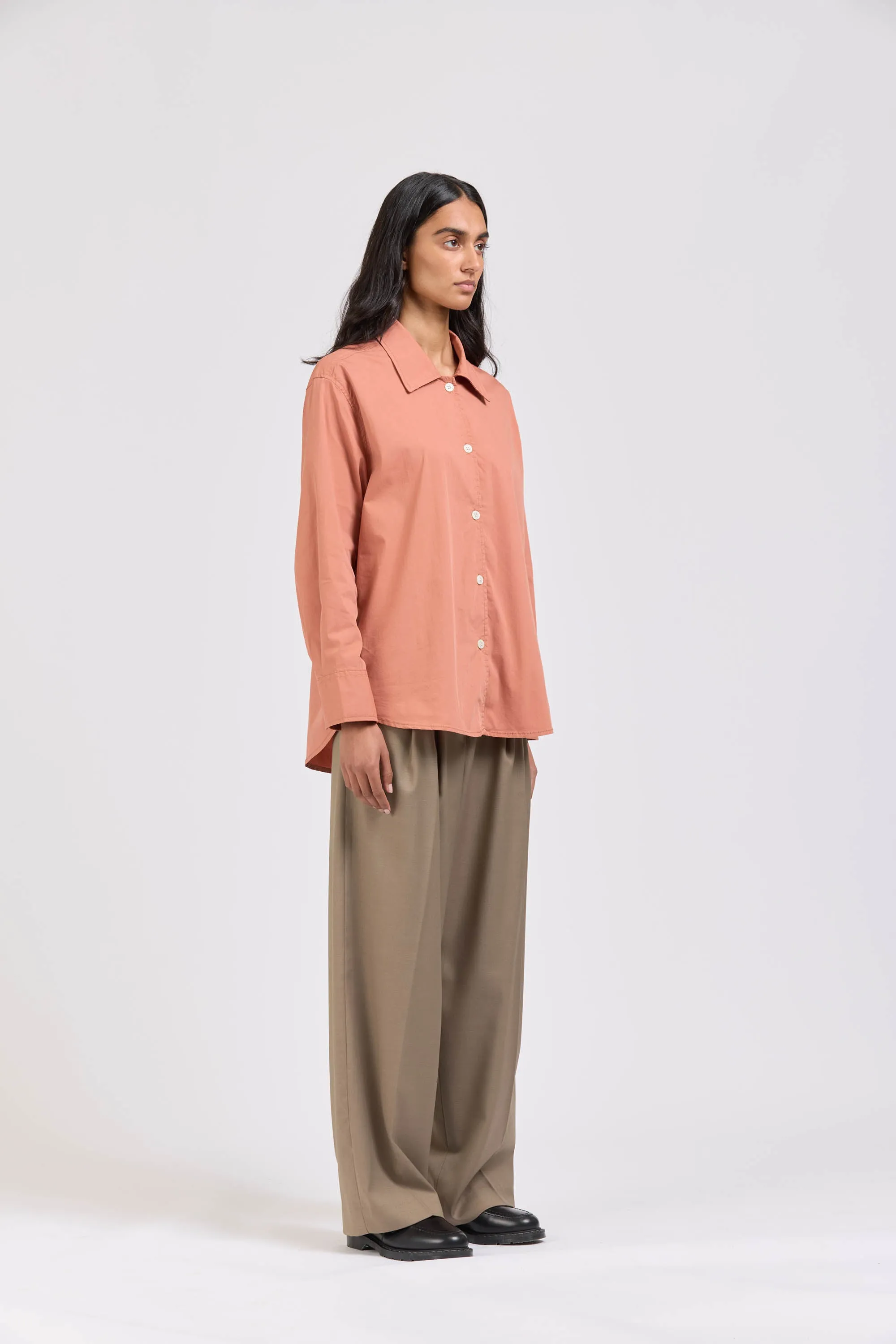 Maxi Shirt, Terracotta sold by Handsom product image thumbnail 3