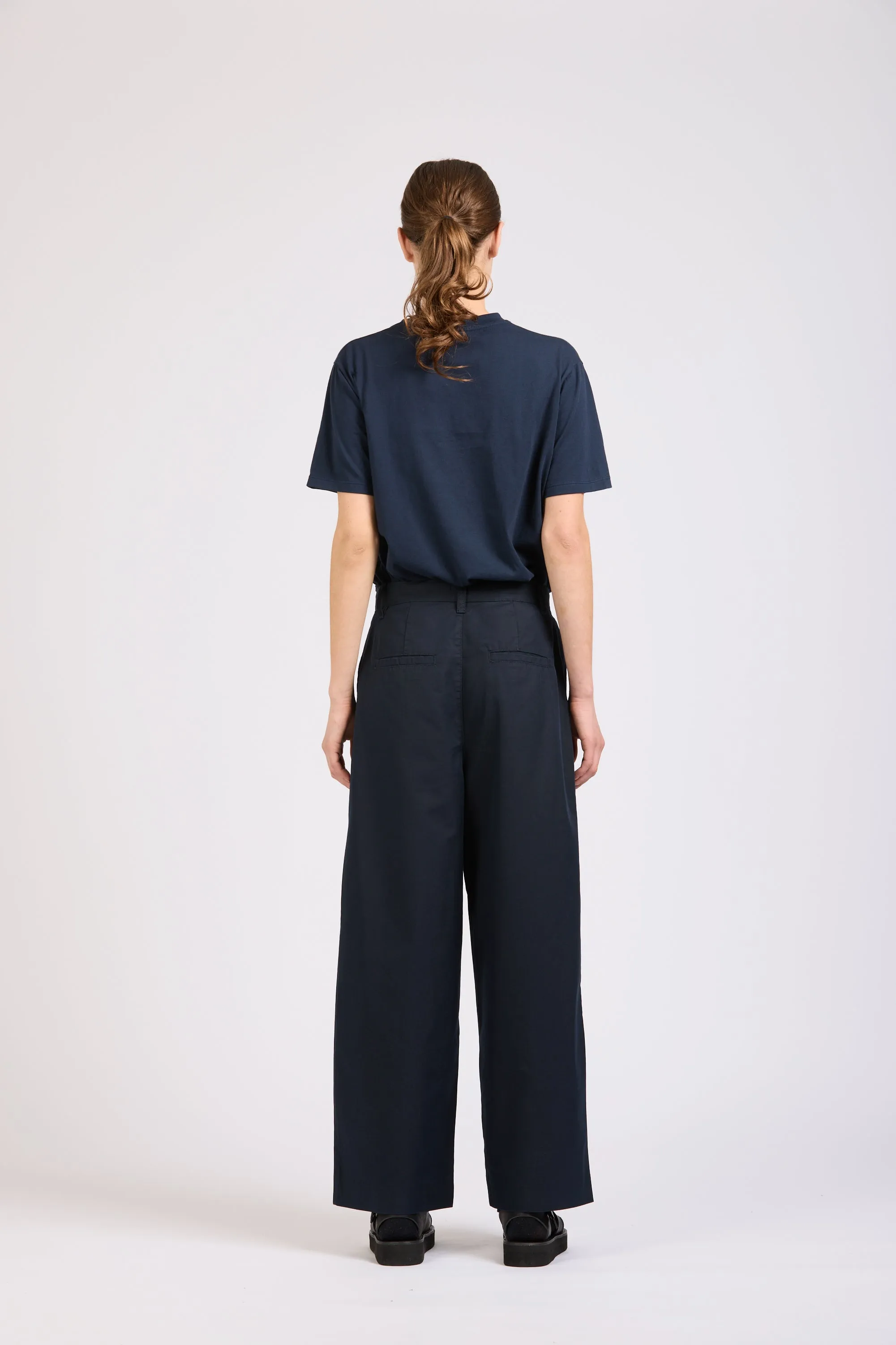 Maxi Pleat Pant, Navy sold by Handsom product image thumbnail 5