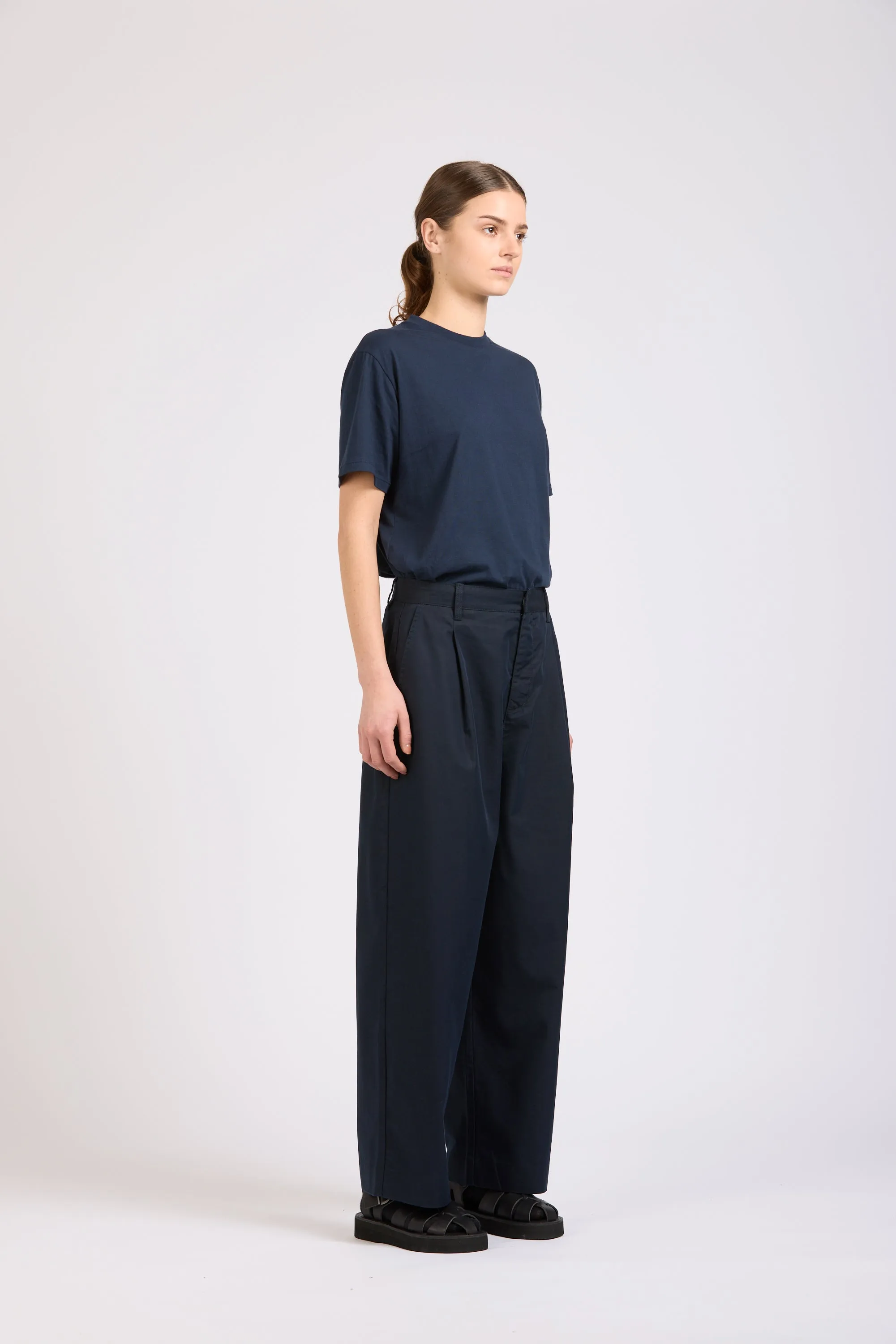 Maxi Pleat Pant, Navy sold by Handsom product image thumbnail 4