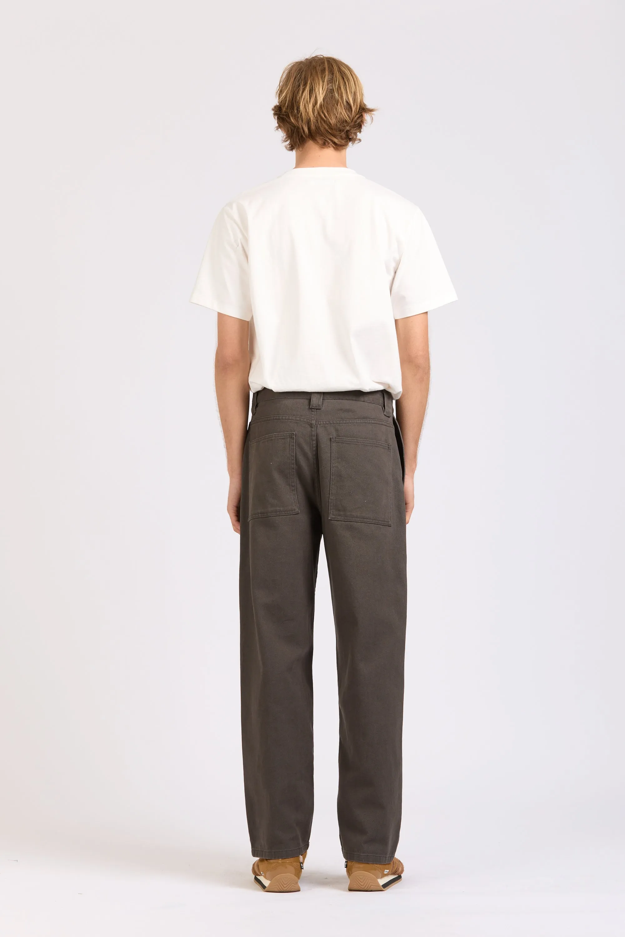 Wide Pant, Heavy Twill, Asphalt sold by Handsom product image thumbnail 3
