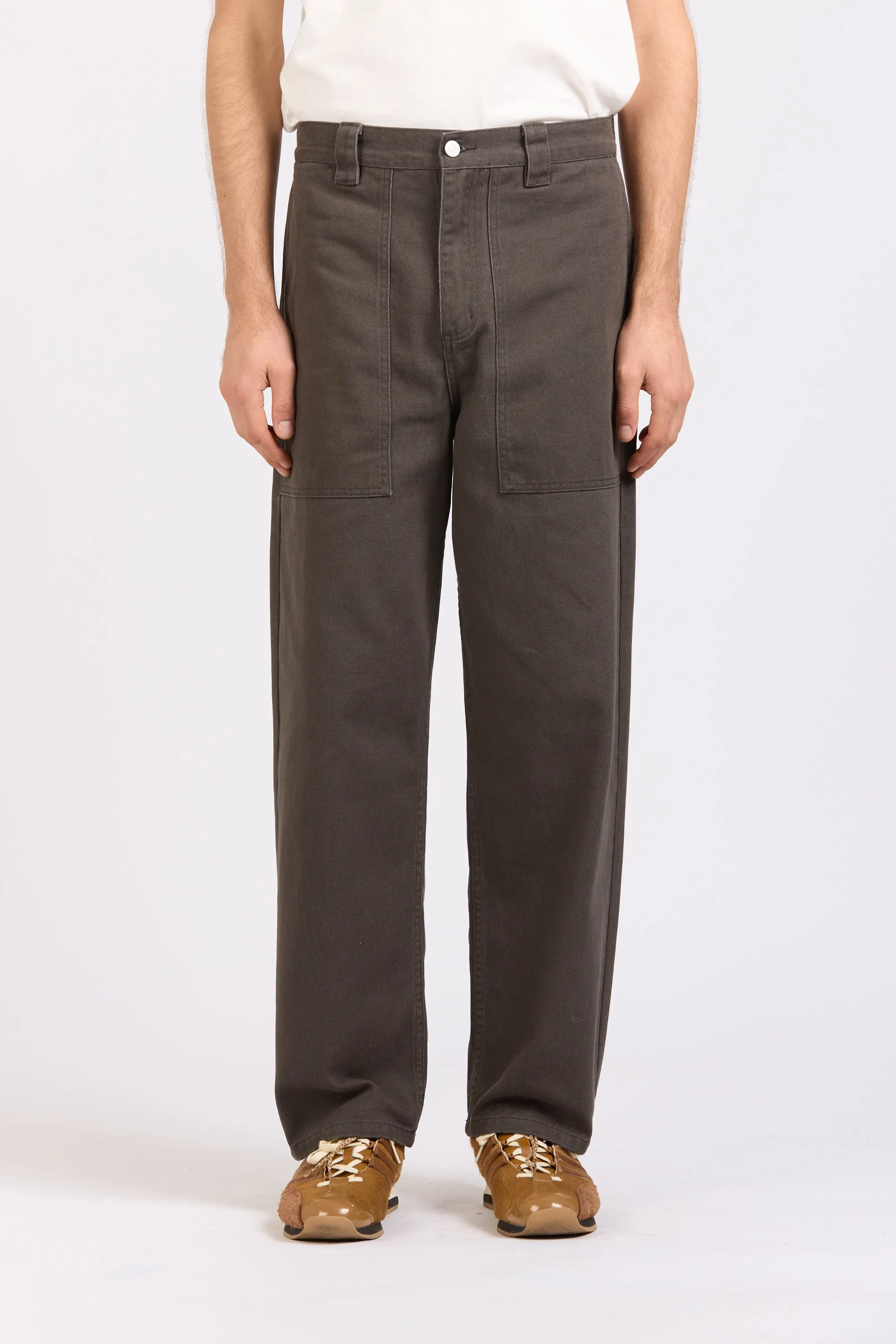 Wide Pant, Heavy Twill, Asphalt sold by Handsom product image thumbnail 4