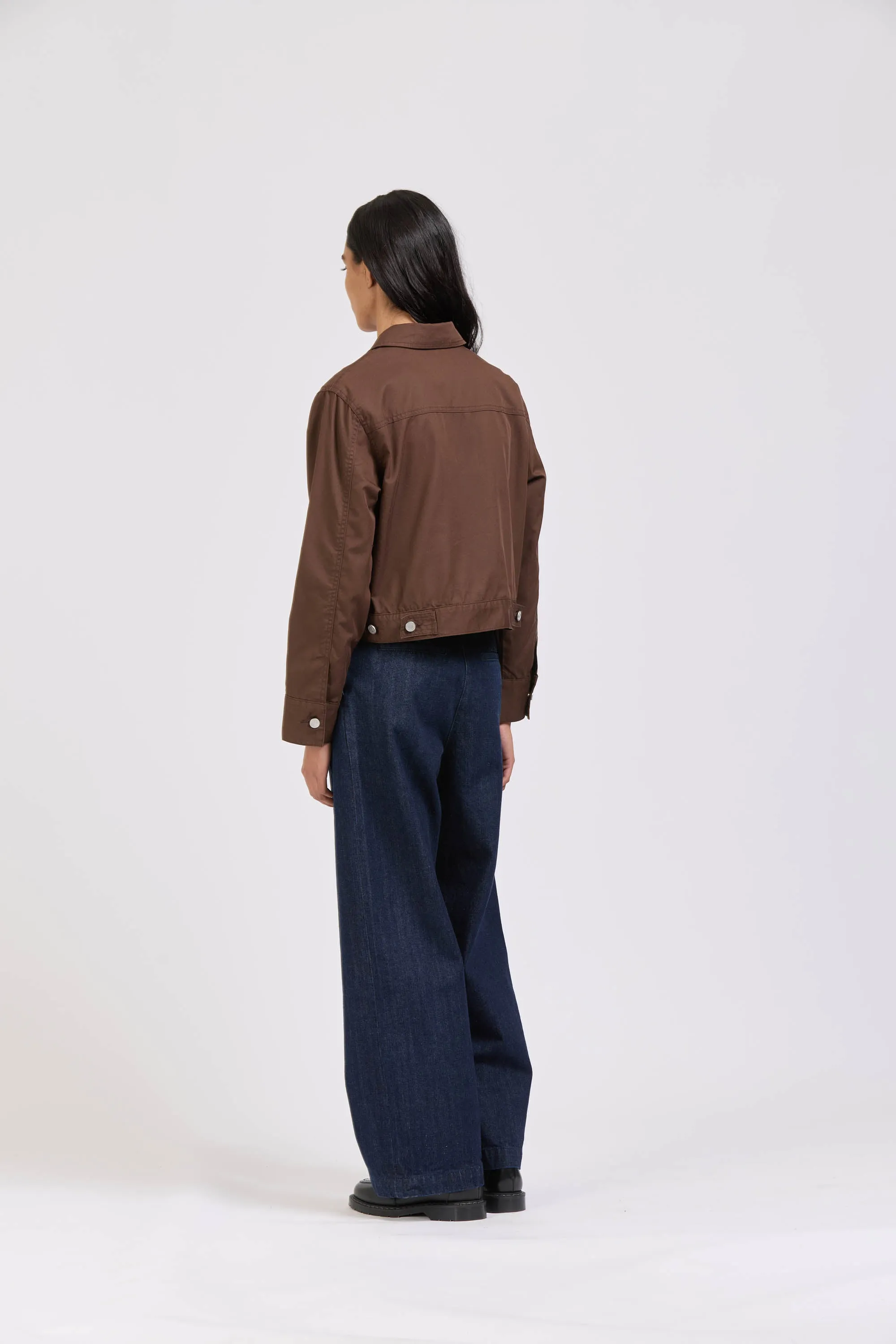 Zip Blouson, Espresso sold by Handsom product image thumbnail 5