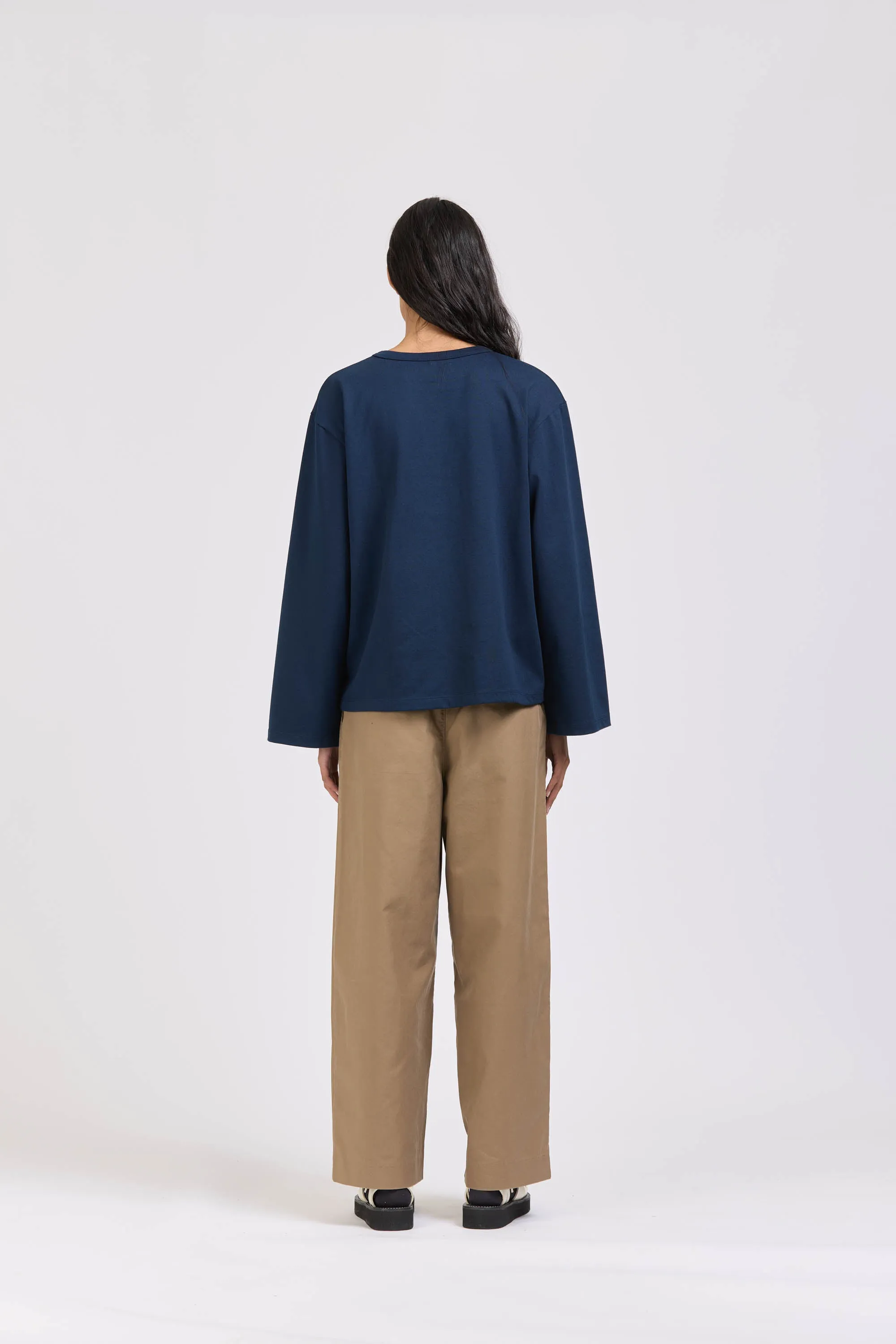 Big Sleeve Long Sleeve, Heavy Navy sold by Handsom product image thumbnail 4