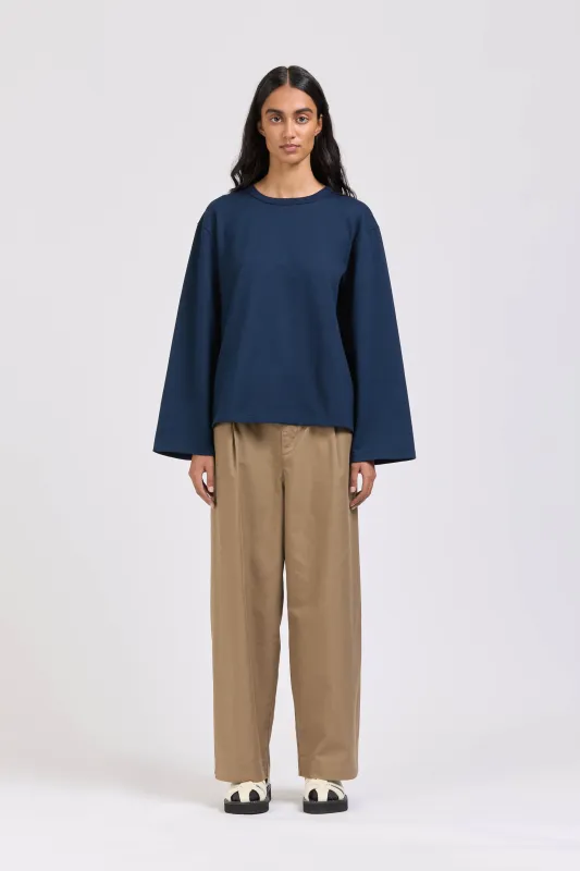 Big Sleeve Long Sleeve, Heavy Navy sold by Handsom