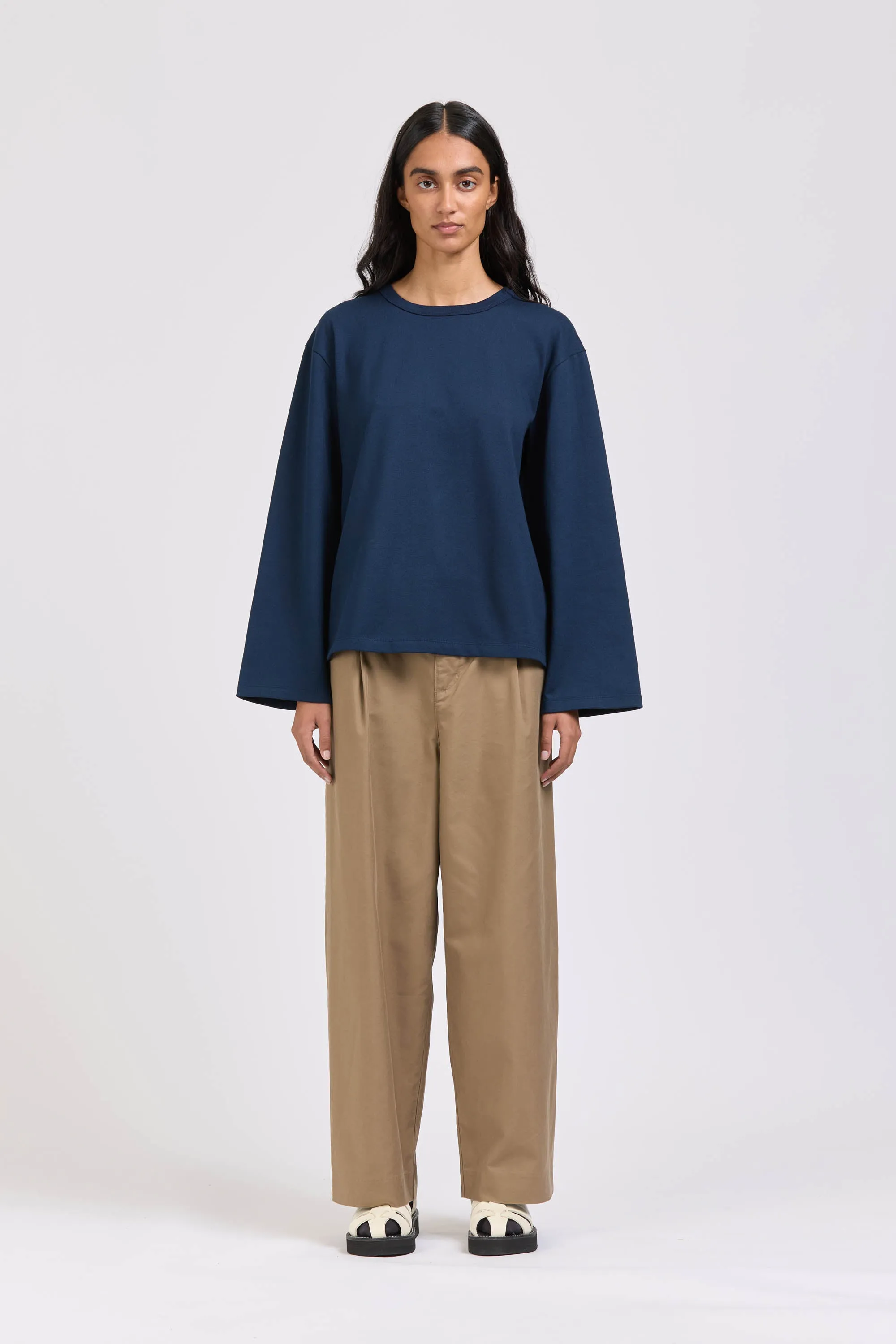 Big Sleeve Long Sleeve, Heavy Navy sold by Handsom