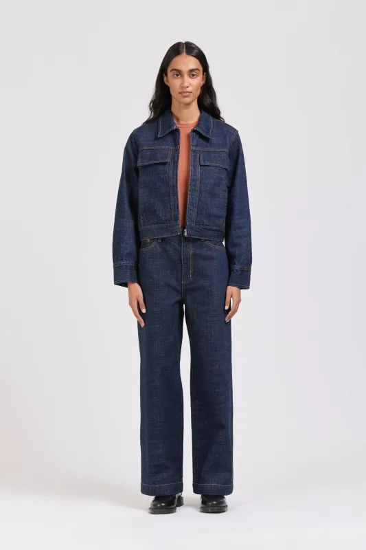 Zip Blouson, Denim sold by Handsom