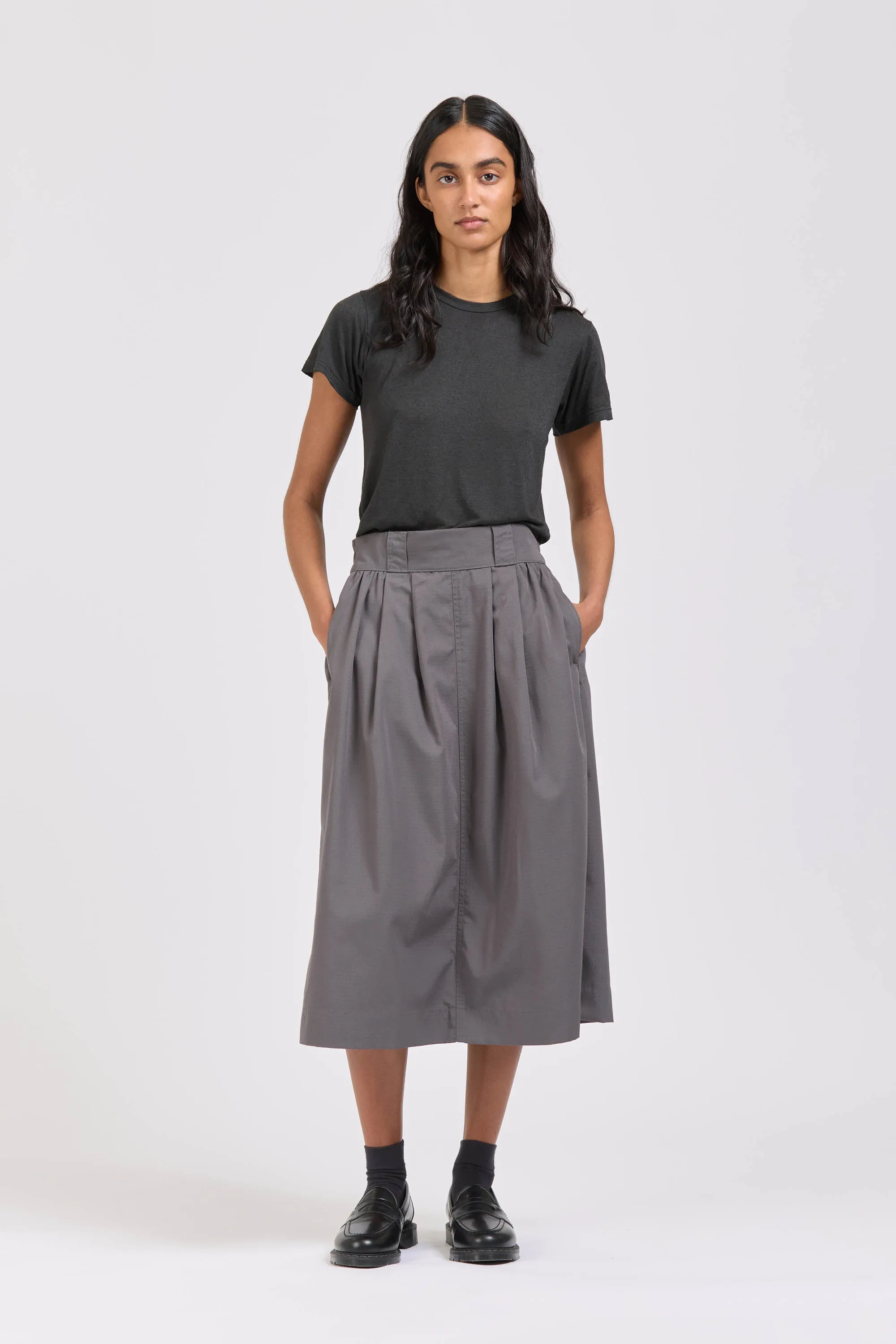Monday Skirt, Ripstop, Grey sold by Handsom product image thumbnail 2