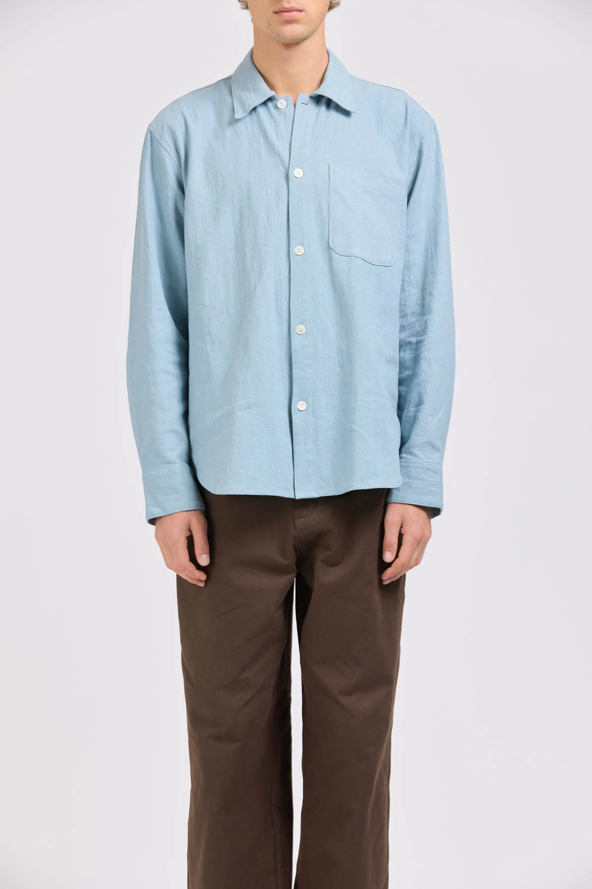 Curve Shirt, Hachiko, Dusty Blue sold by Handsom product image thumbnail 2