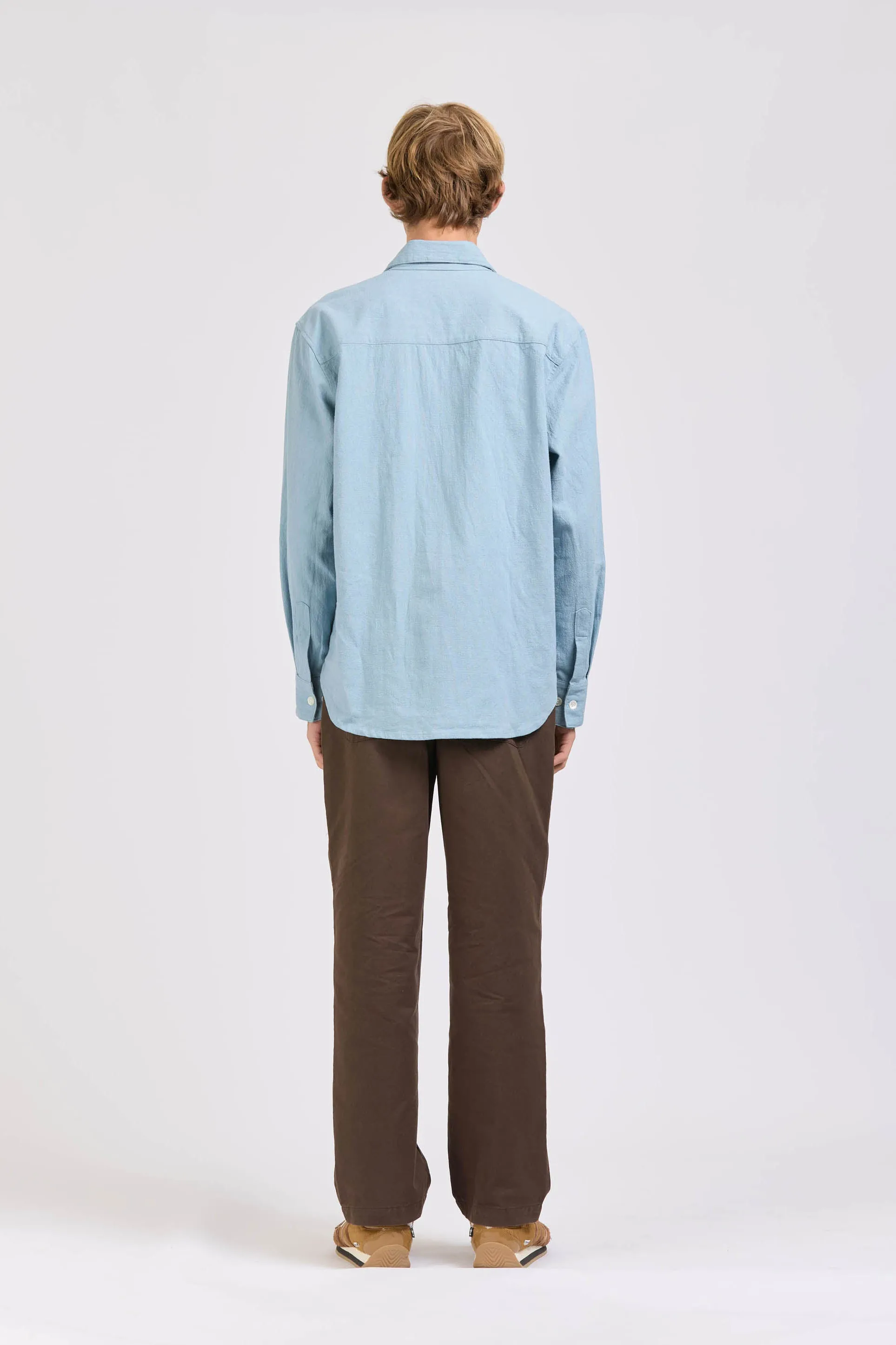 Curve Shirt, Hachiko, Dusty Blue sold by Handsom product image thumbnail 4