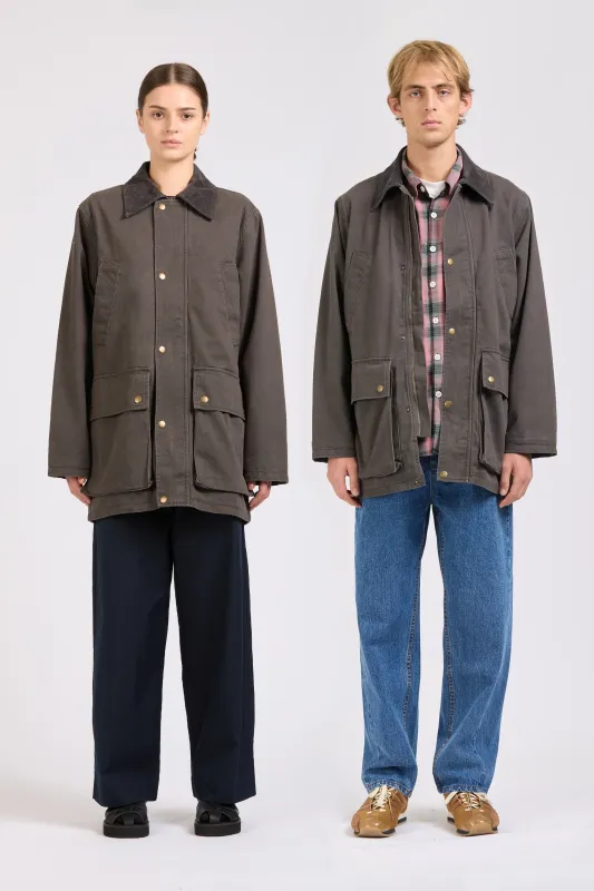 Poacher's Jacket, Heavy Twill, Asphalt sold by Handsom