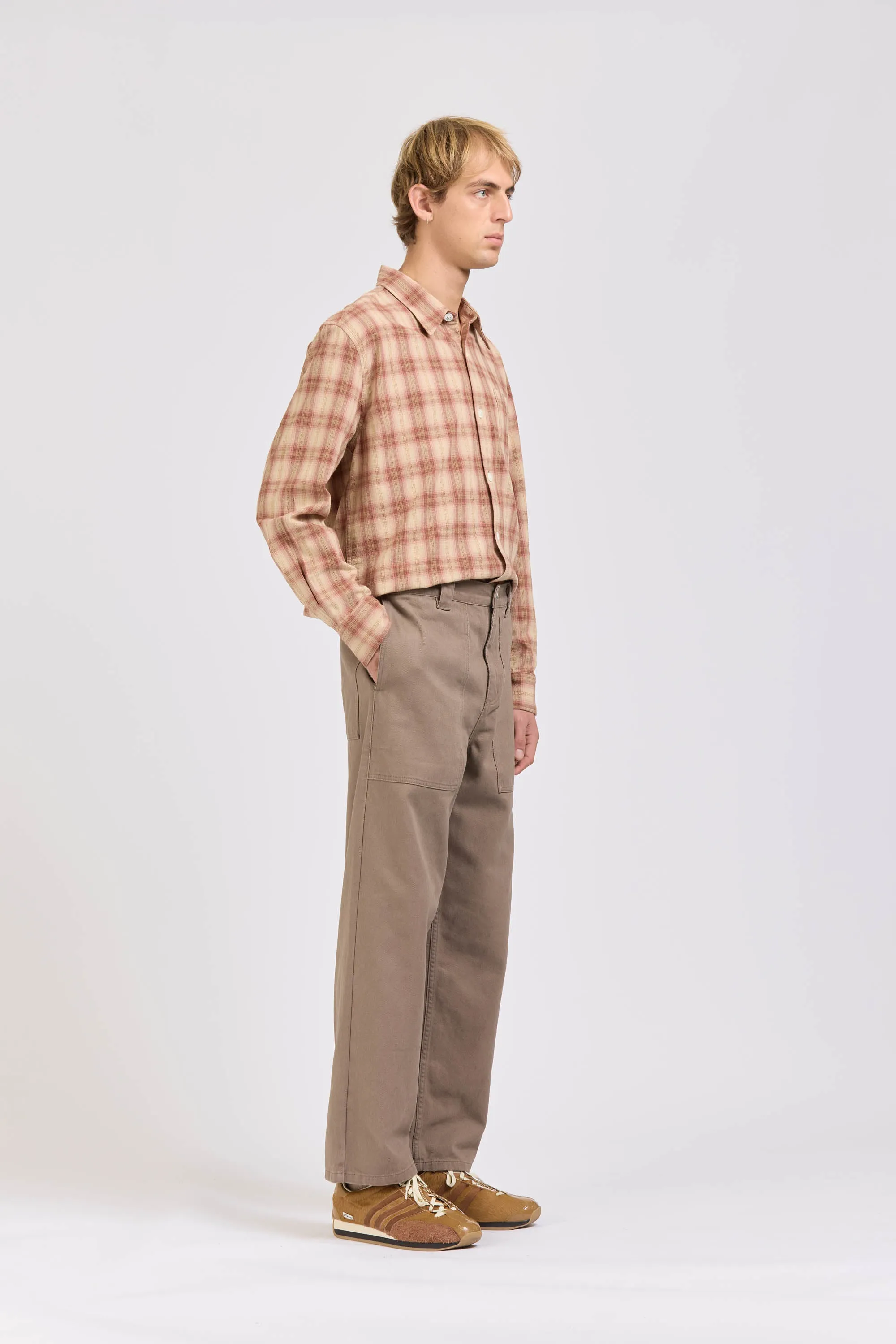 Wide Pant, Heavy Twill, Mushroom sold by Handsom product image thumbnail 3