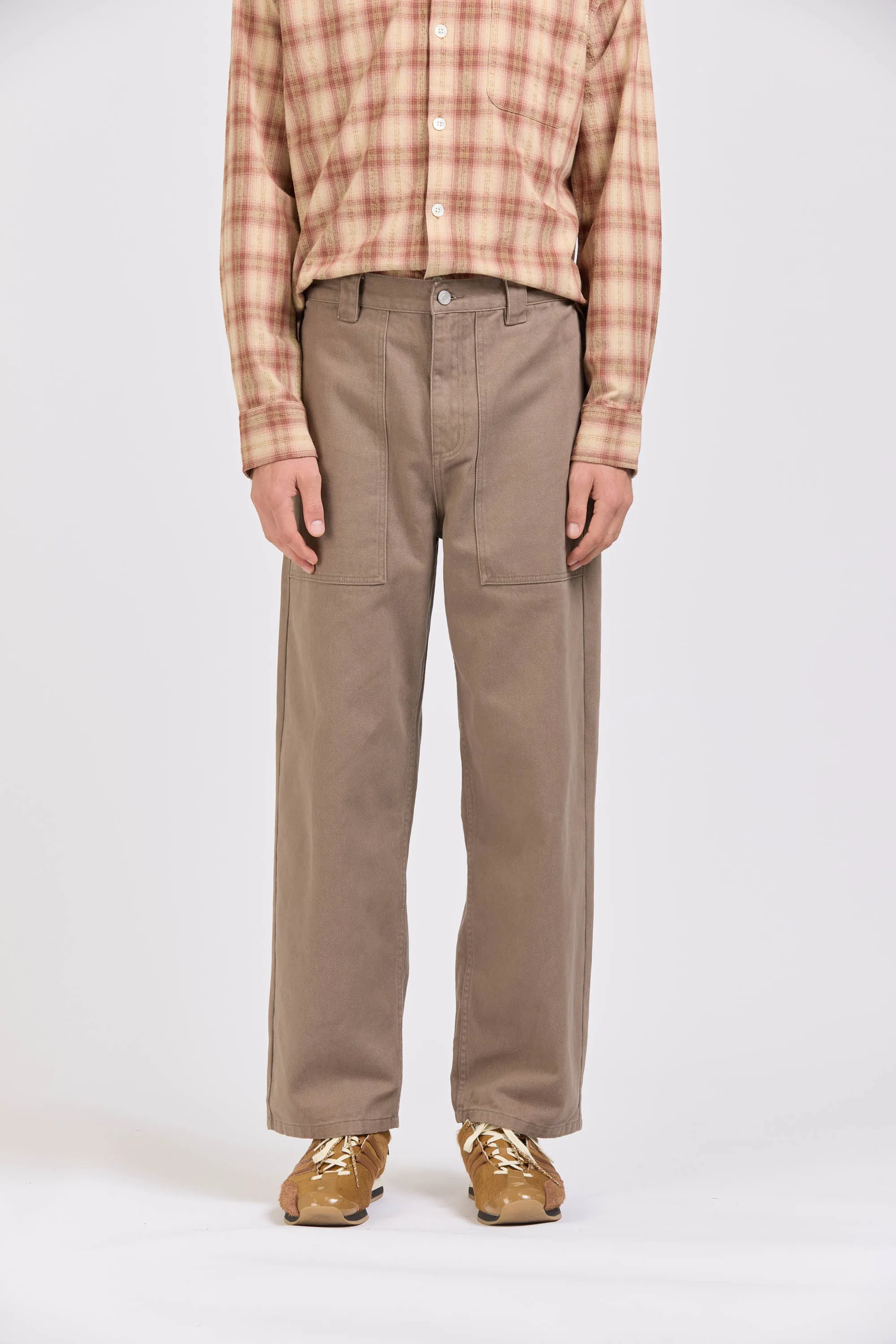 Wide Pant, Heavy Twill, Mushroom sold by Handsom product image thumbnail 4
