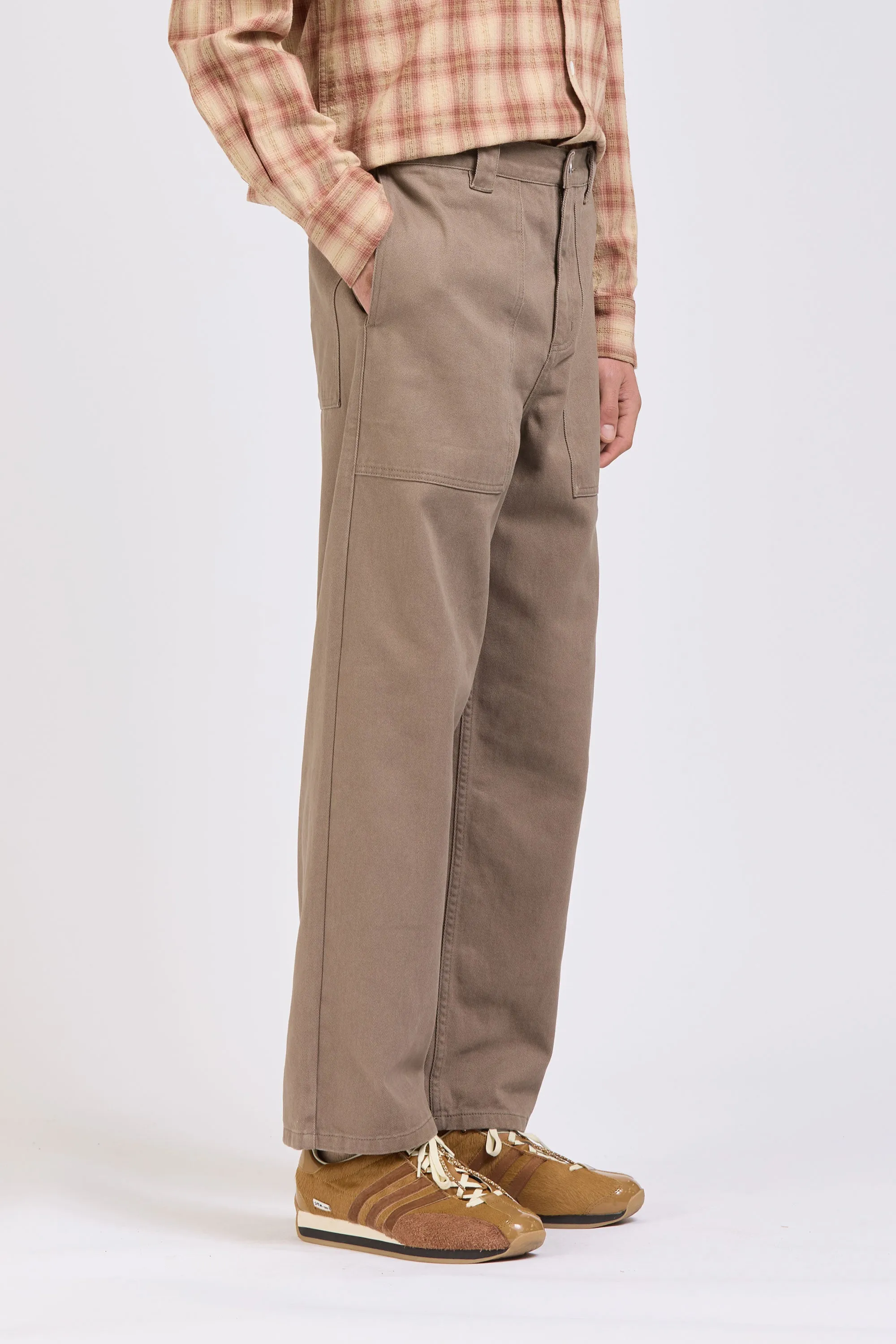 Wide Pant, Heavy Twill, Mushroom sold by Handsom product image thumbnail 2