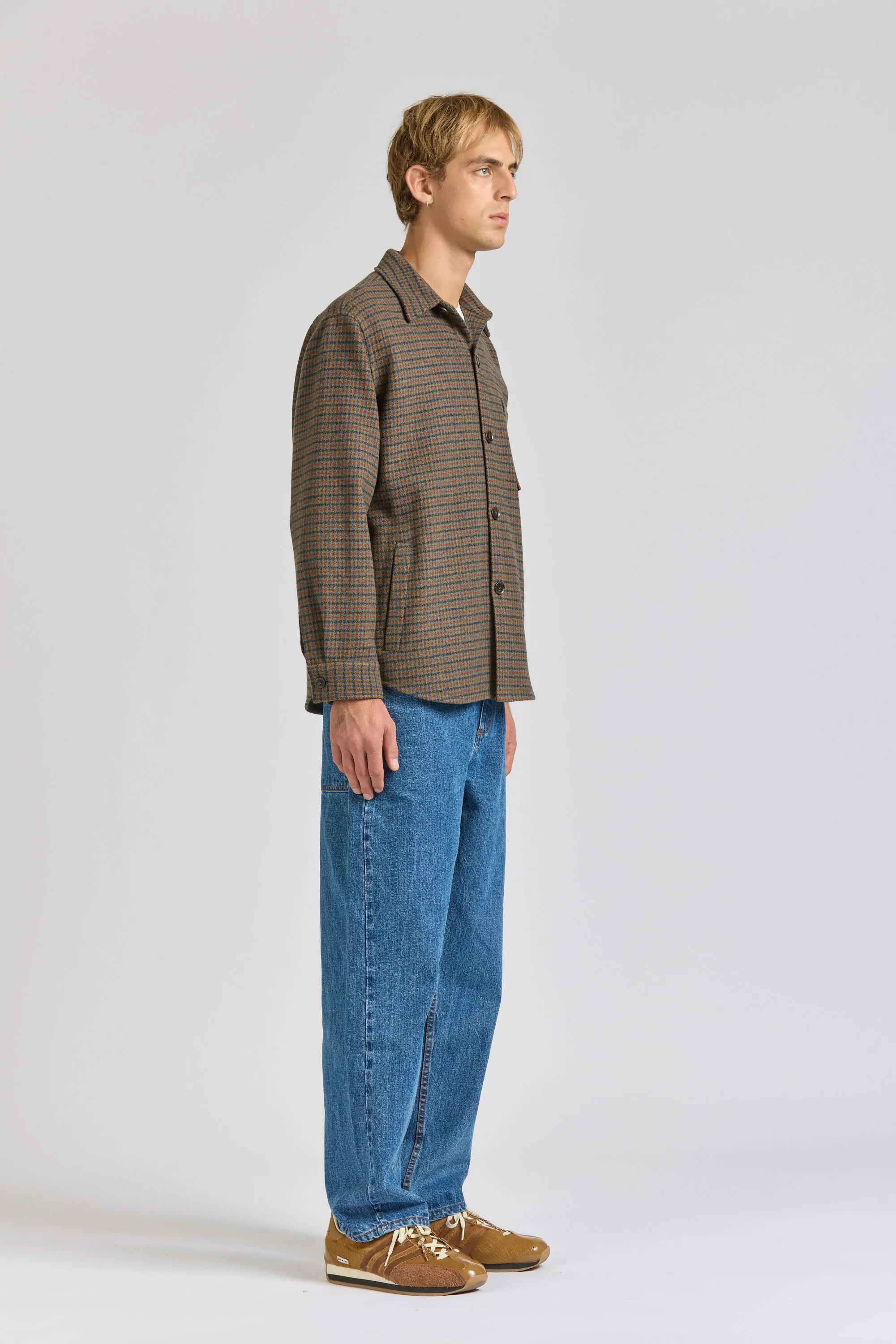 Wool Overshirt, Tweed Check sold by Handsom product image thumbnail 4