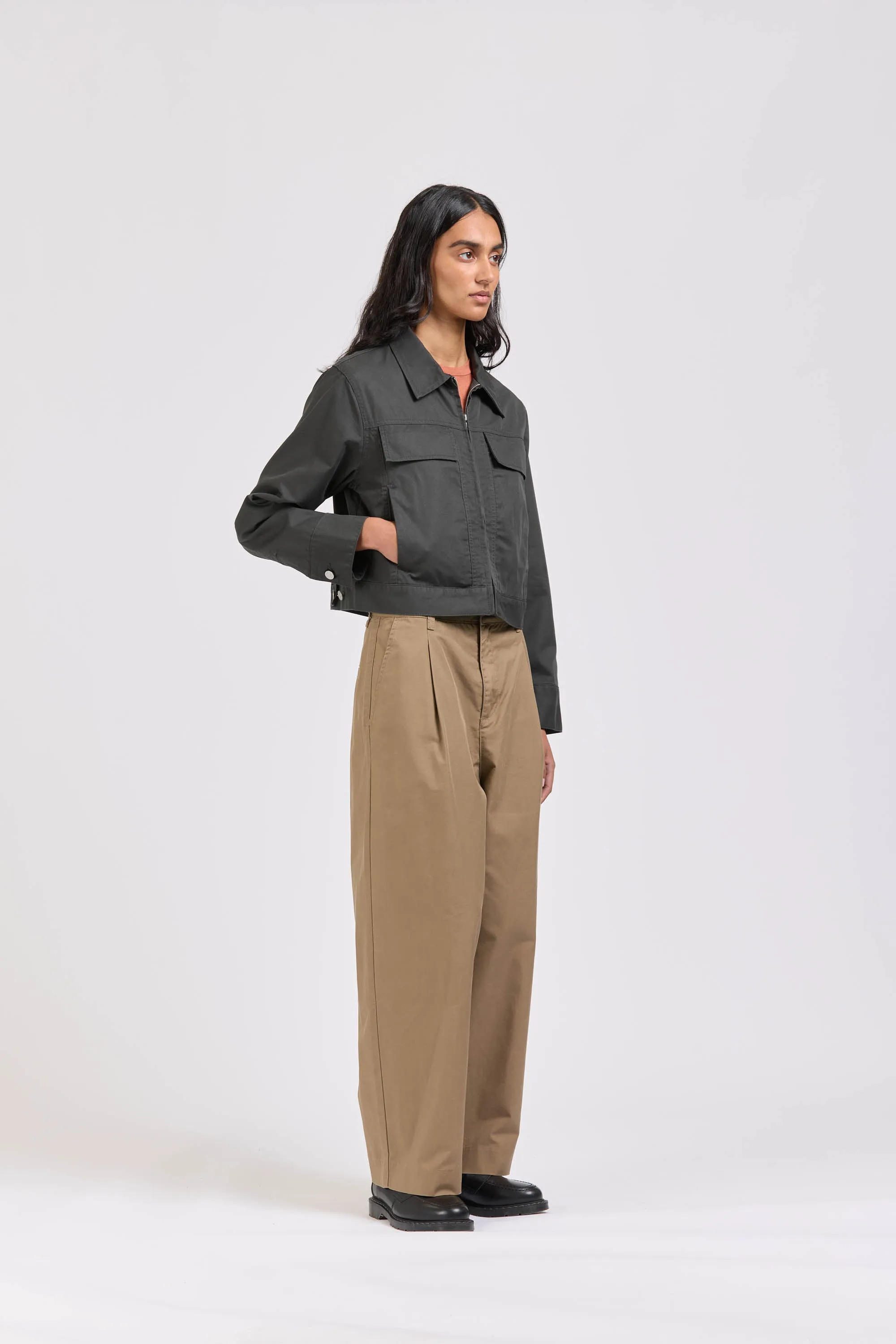 Zip Blouson, Asphalt sold by Handsom product image thumbnail 4