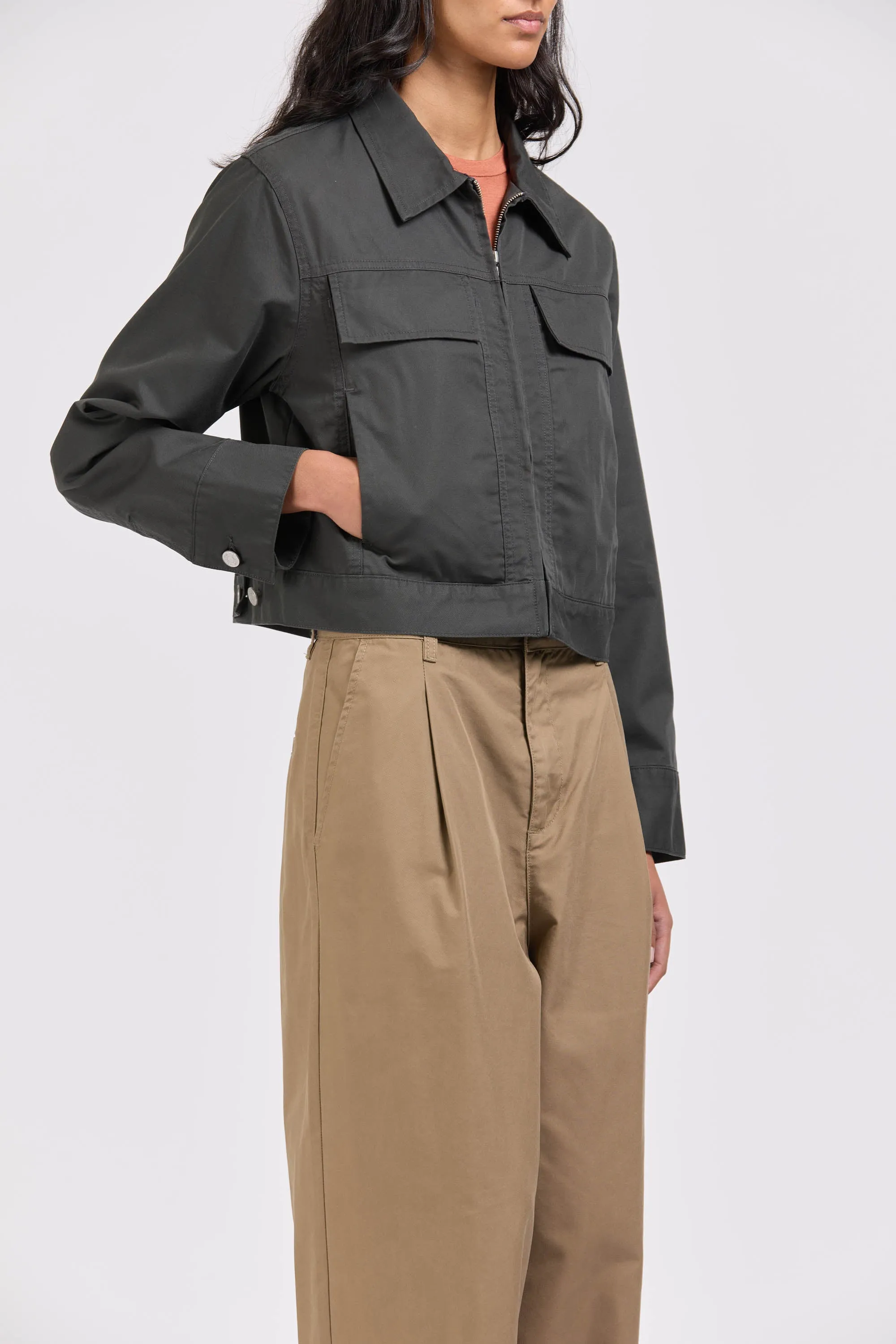 Zip Blouson, Asphalt sold by Handsom product image thumbnail 2