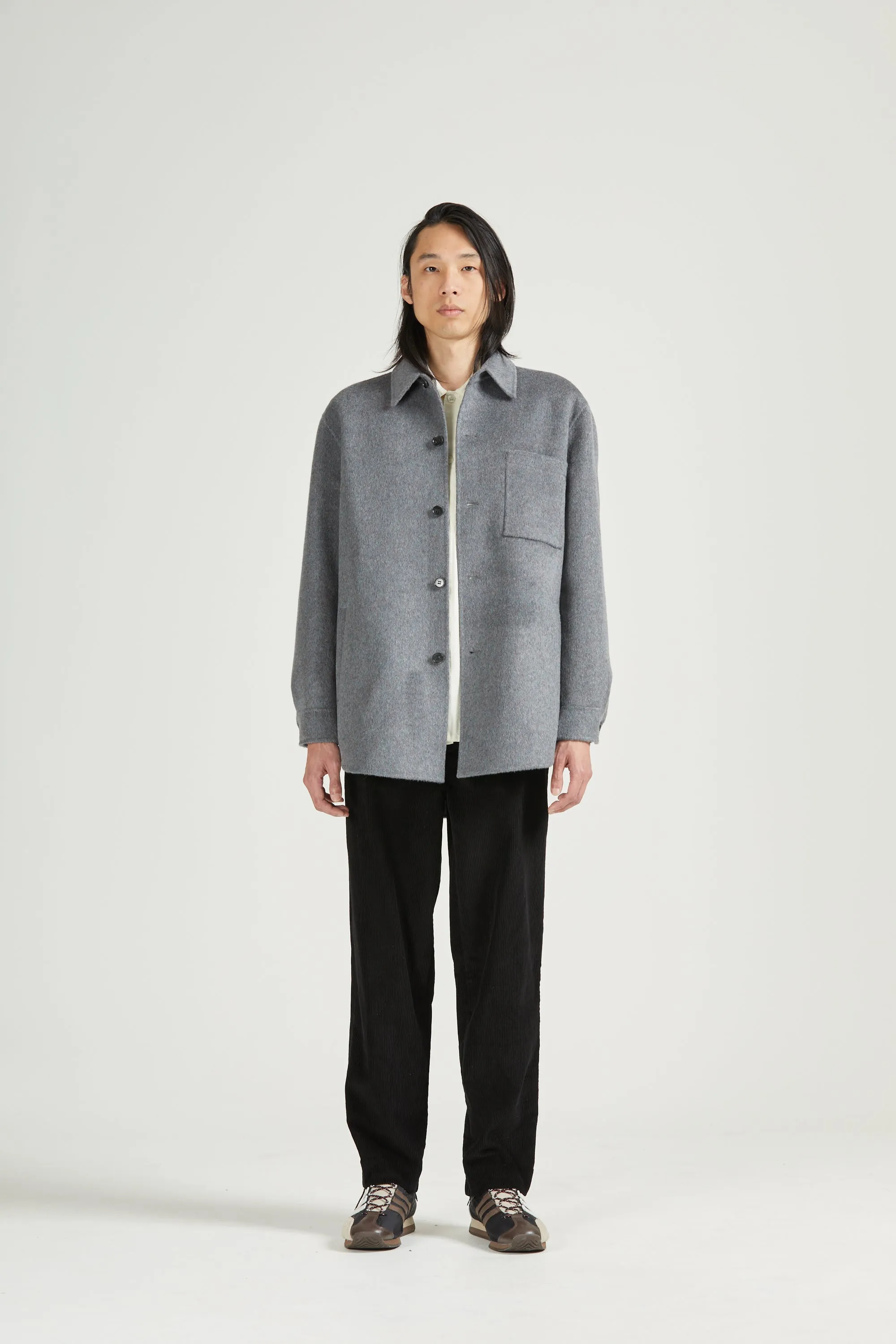 Wool Overshirt, Rainbow Grey sold by Handsom product image thumbnail 3