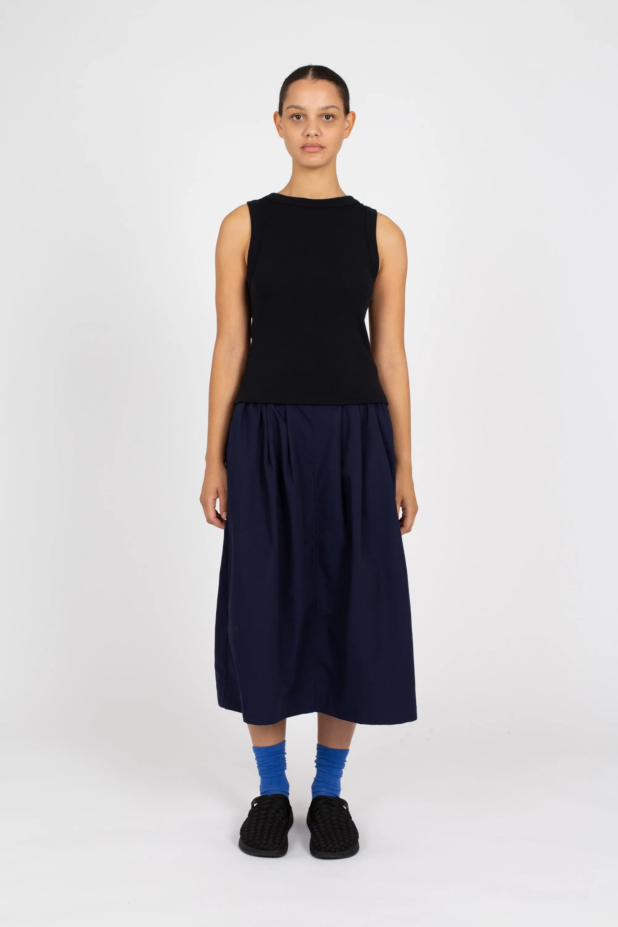 Sleeveless Boat Neck, Black sold by Handsom