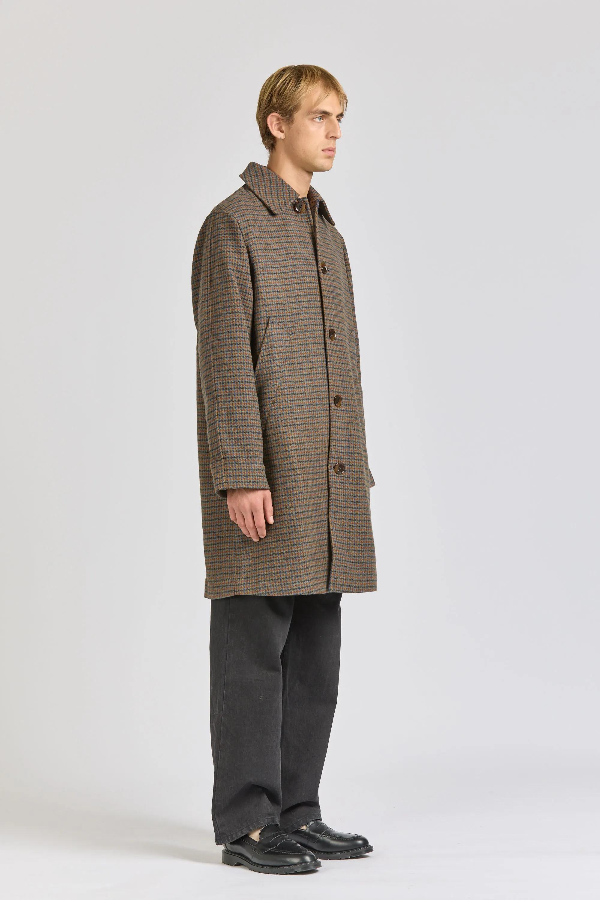 Men's Check Wool Coat sold by Handsom product image thumbnail 3