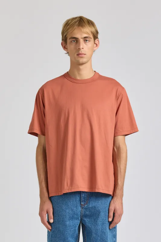 New Standard Tee, Burnt Brick sold by Handsom