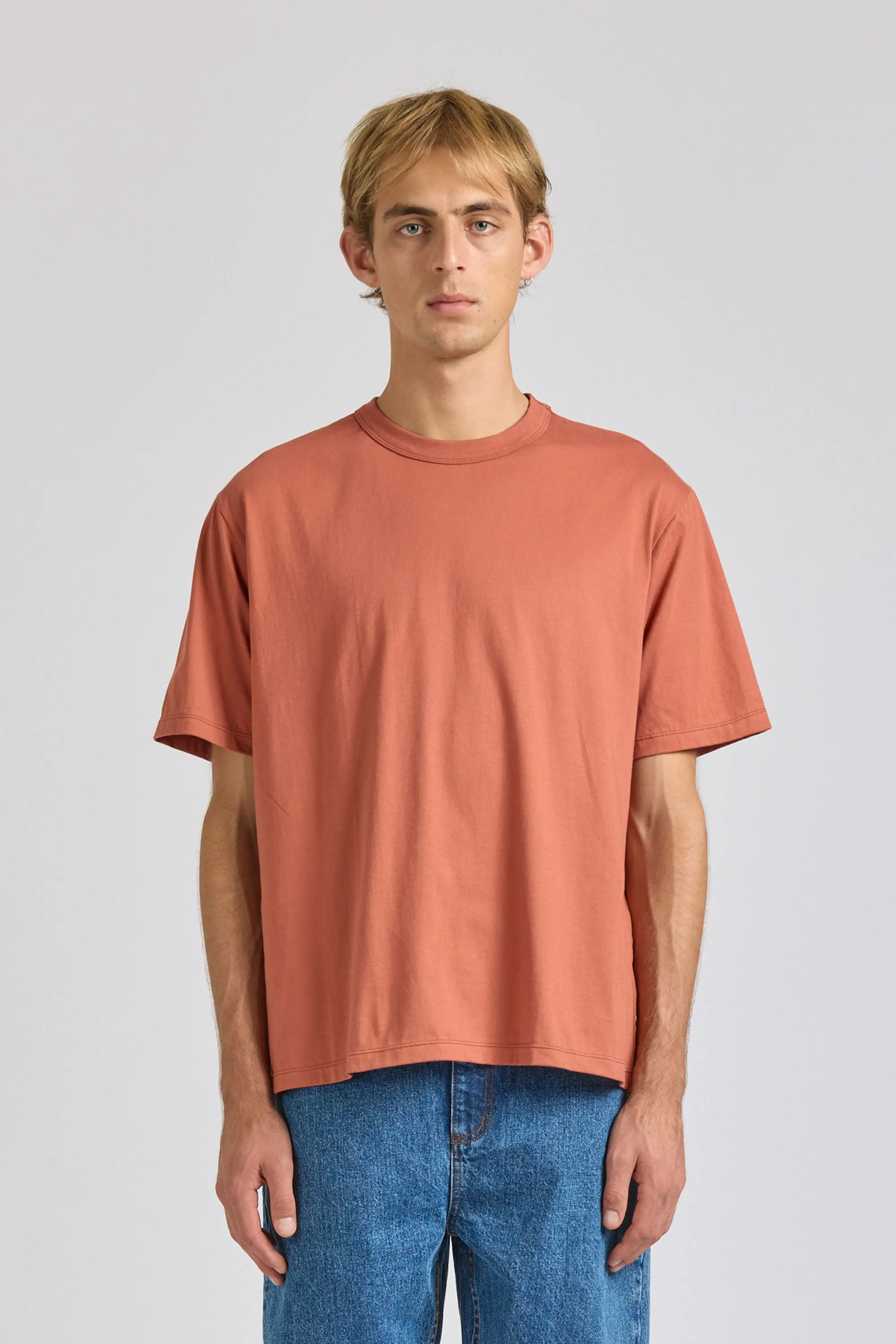 New Standard Tee, Burnt Brick sold by Handsom
