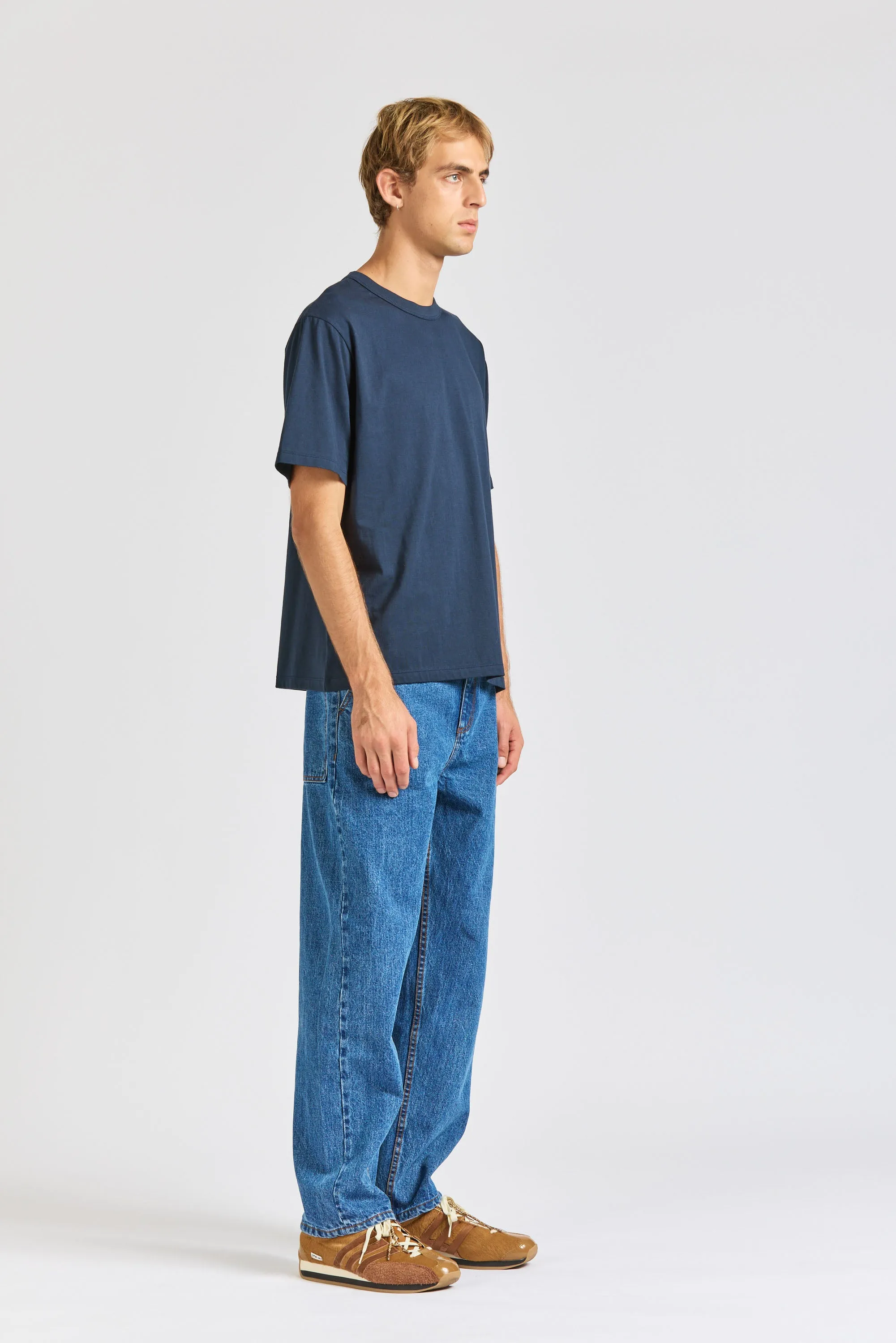 New Standard Tee, Navy sold by Handsom product image thumbnail 3