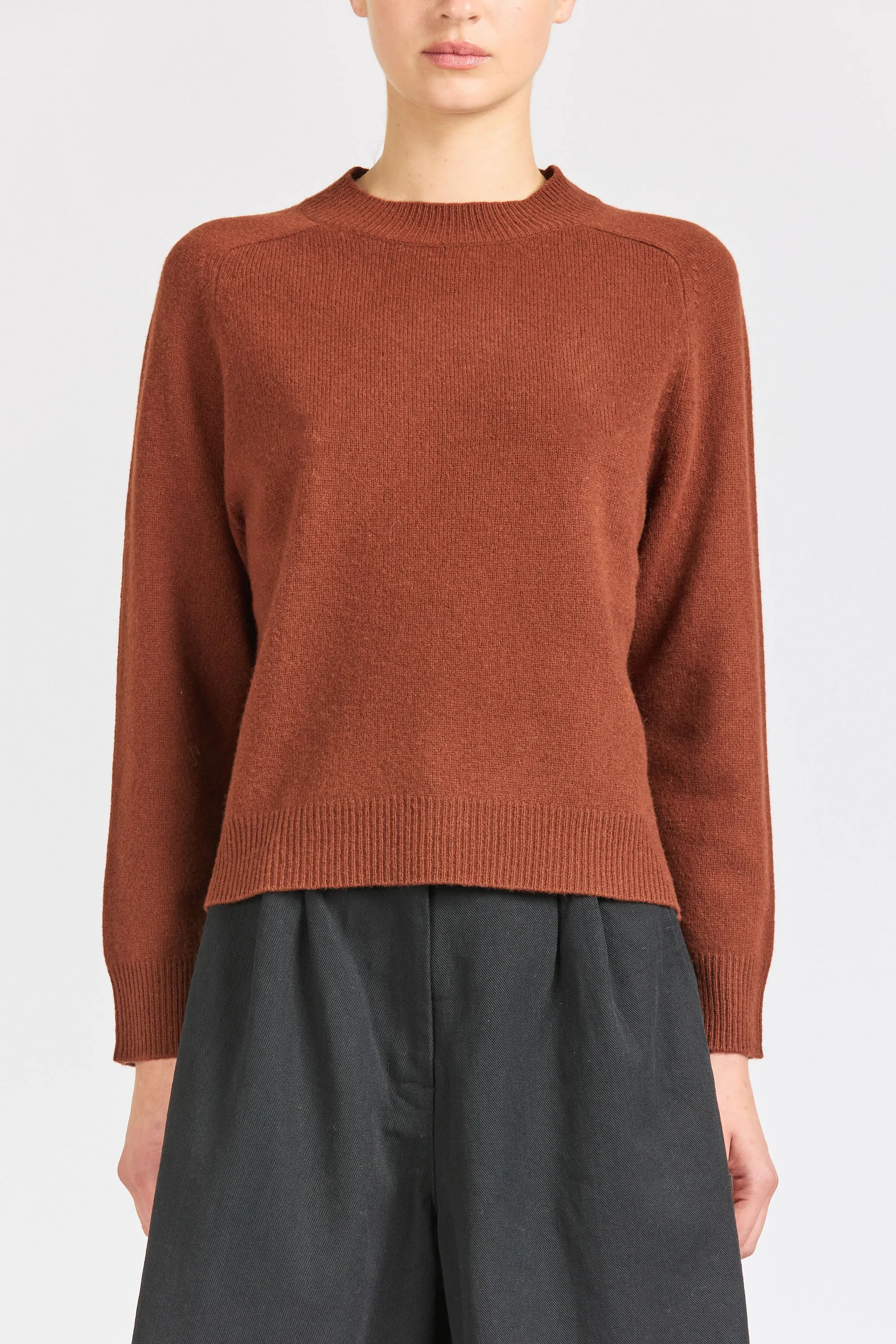 Cropped Merino Saddle Neck, Sienna sold by Handsom product image thumbnail 2