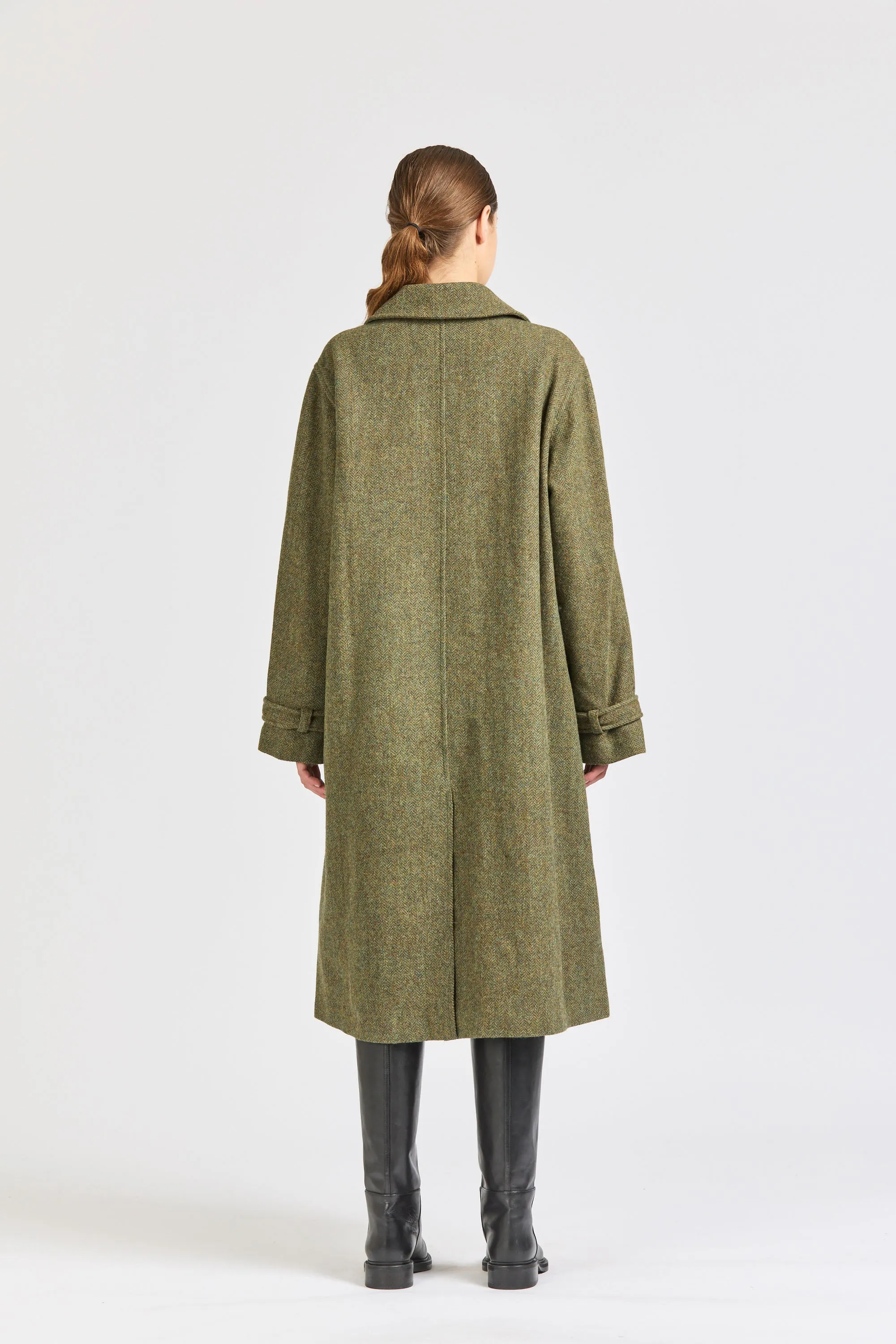 Herringbone Wool Coat sold by Handsom product image thumbnail 5
