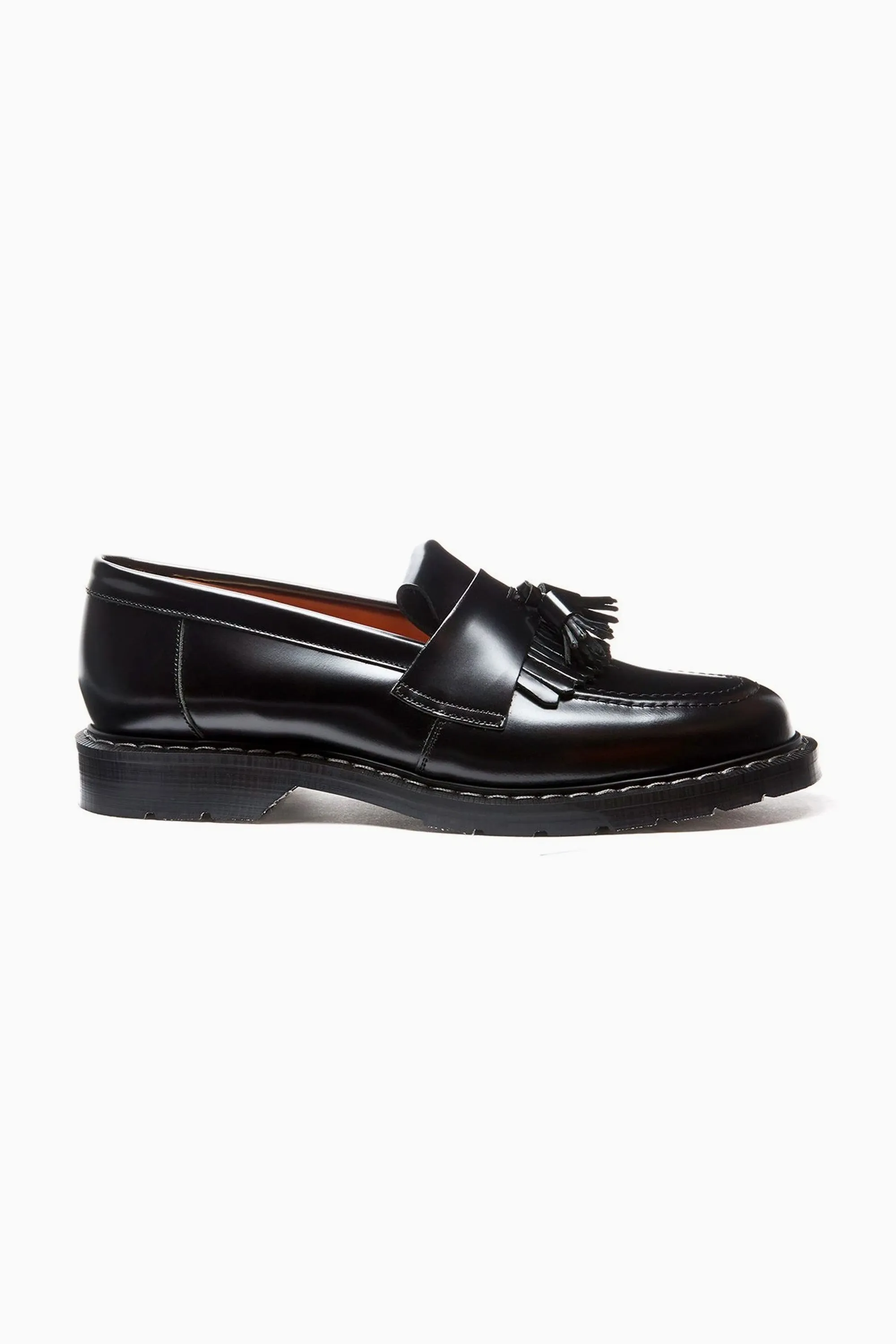Tassel Loafer, Black Hi-Shine sold by Handsom