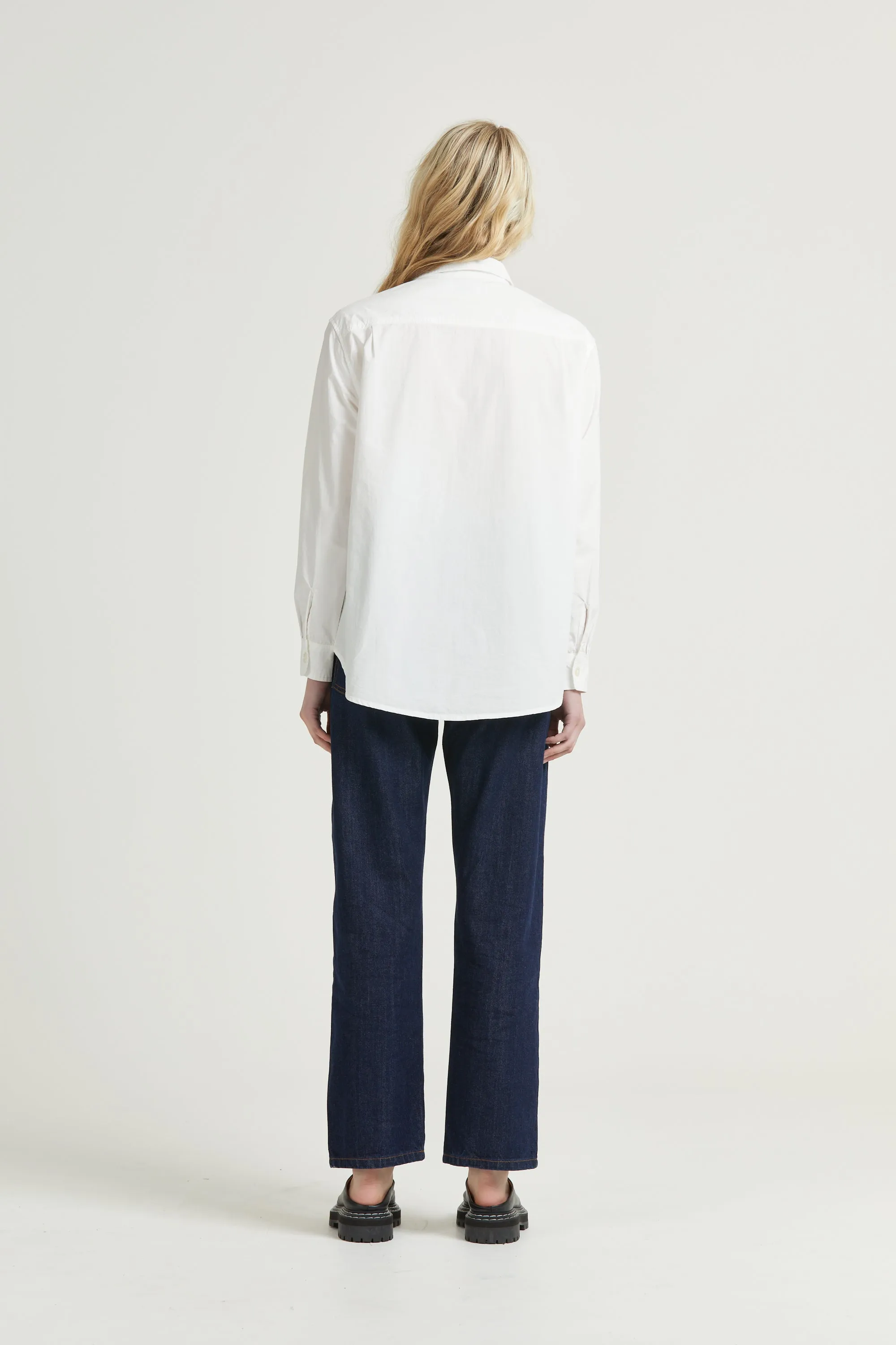 Women's Box Super Shirt, Poplin, White sold by Handsom product image thumbnail 4